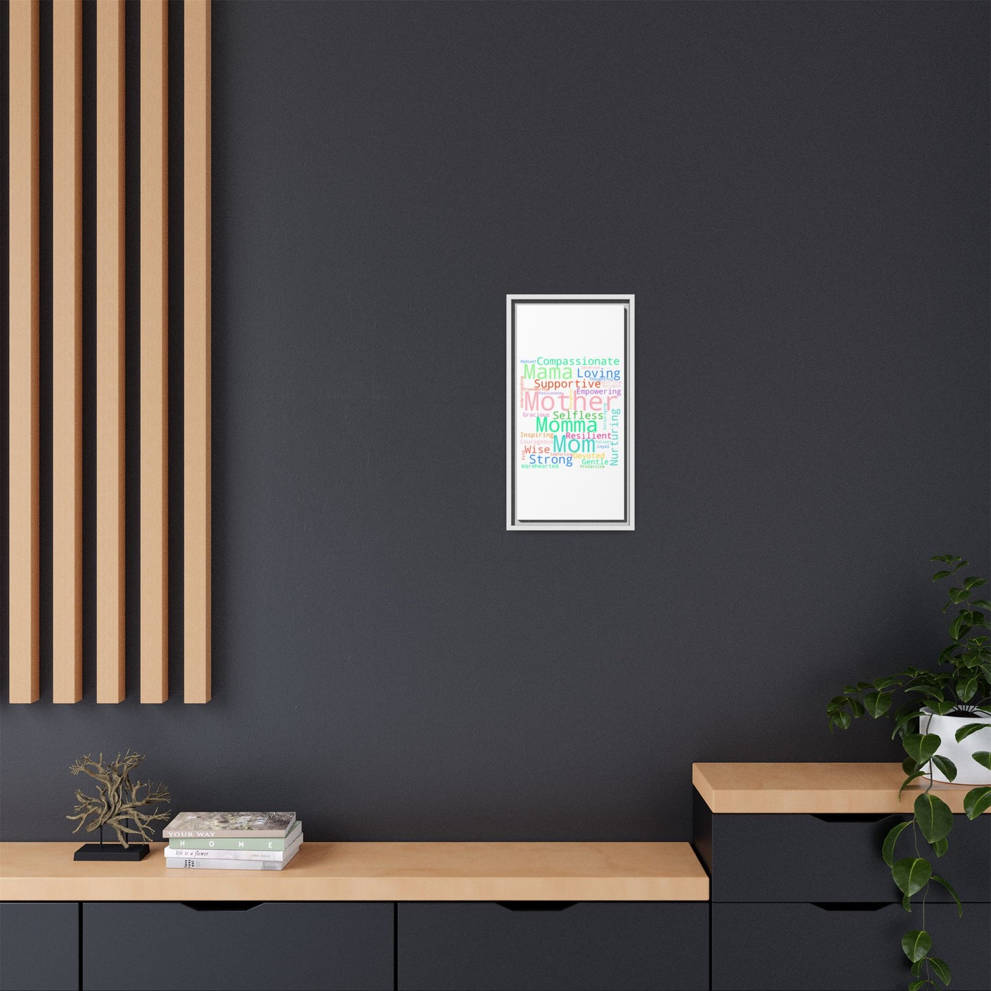 Matte Canvas, Framed (Multi-color)