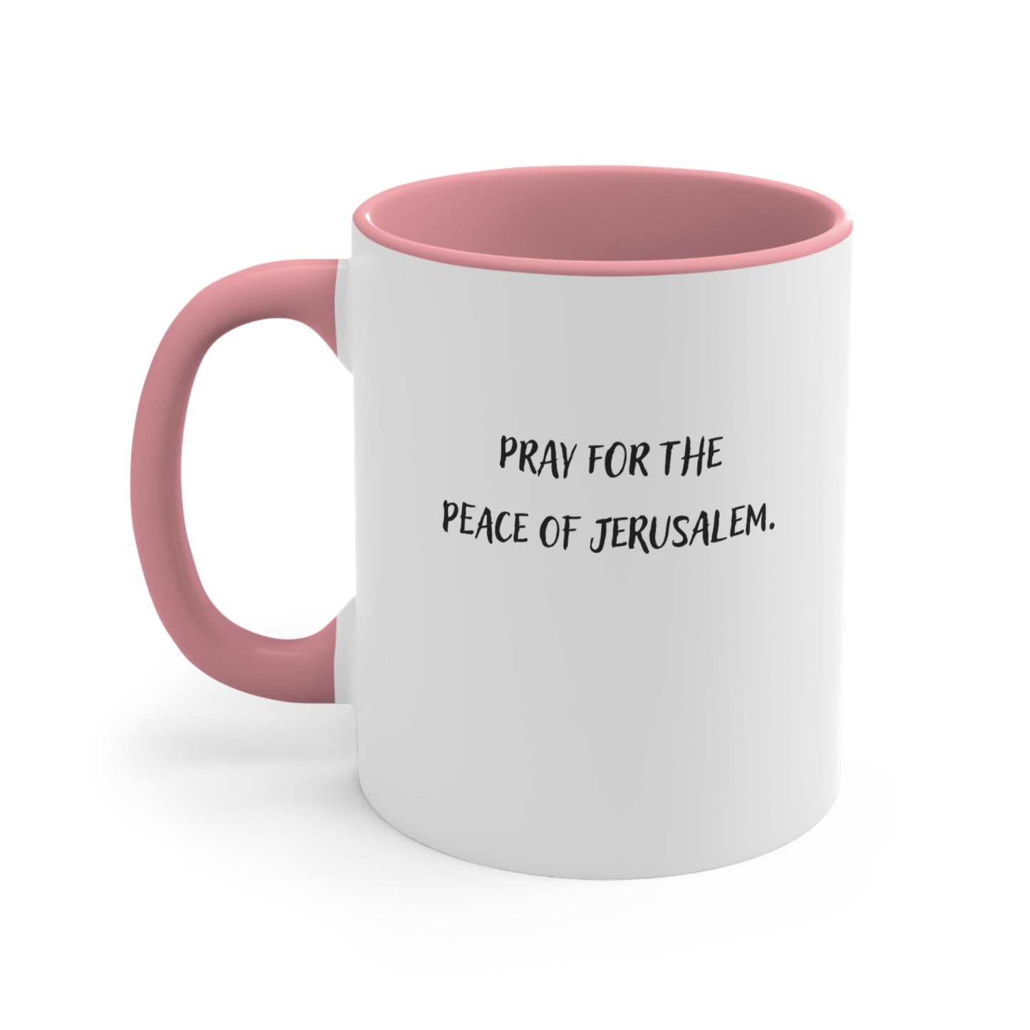 Accent Coffee Mug - Pray for the Peace of Jerusalem