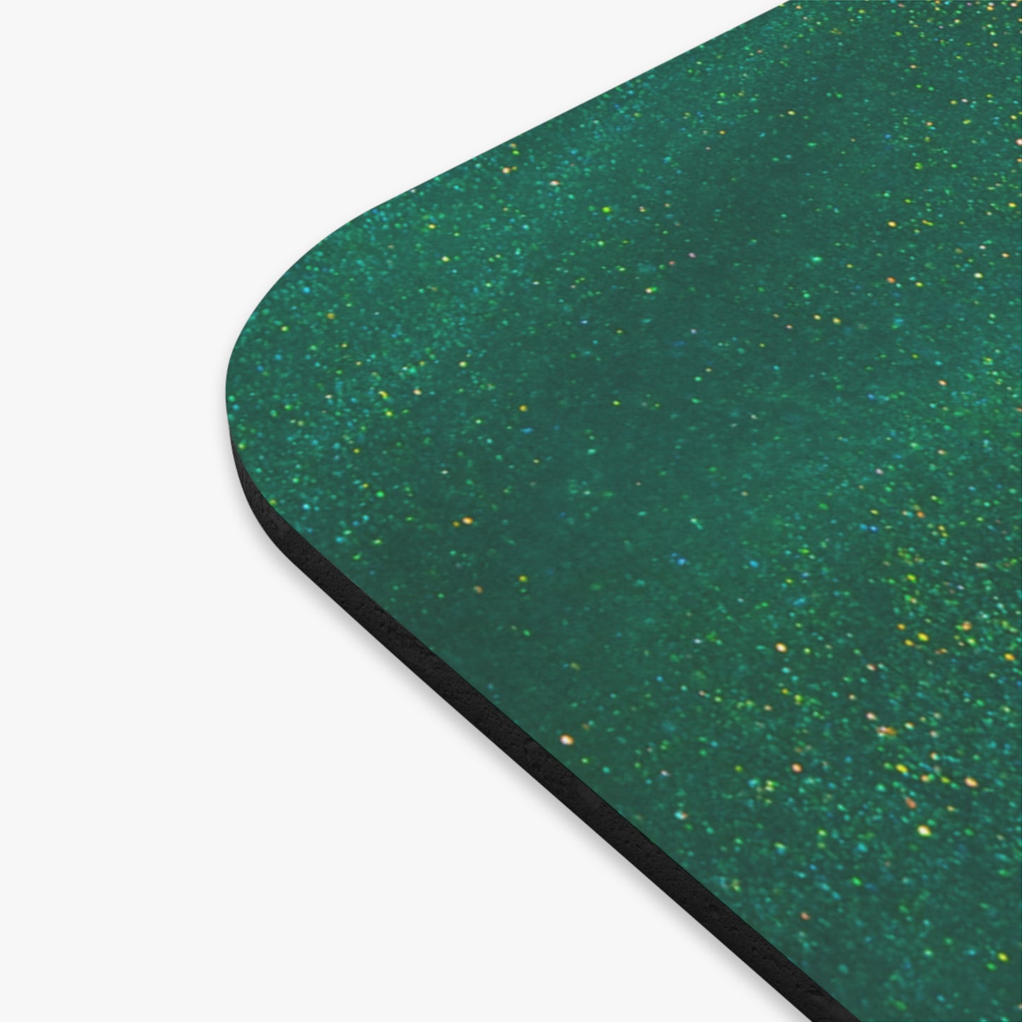 Mouse Pad (Rectangle) - Grace, Grit, & Gratitude Green Sparkle
