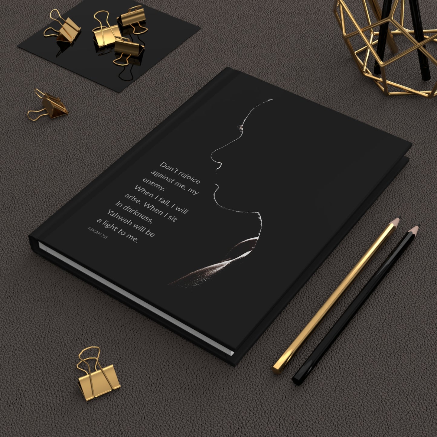 Hardcover Journal - When I Fall, I Will Arise