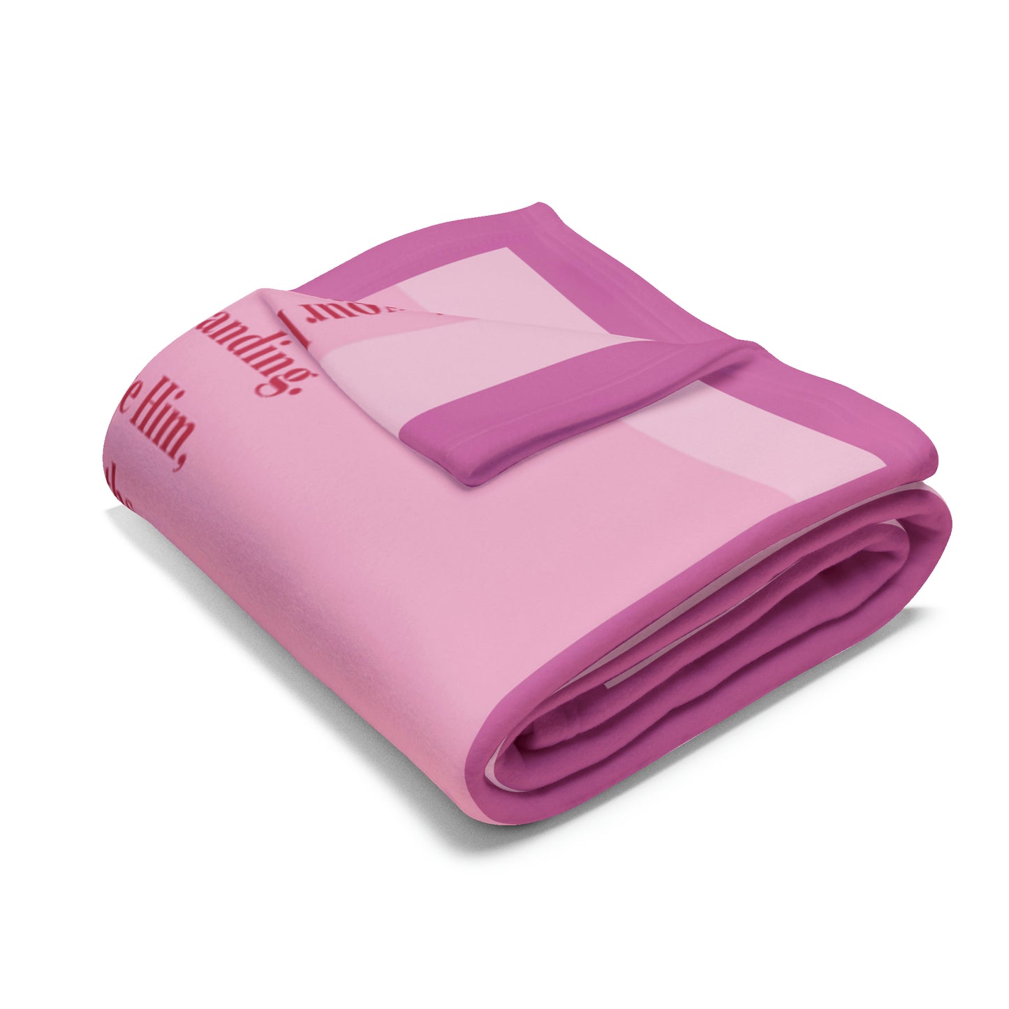 Arctic Fleece Blanket - Trust in the Lord With All of Your Heart