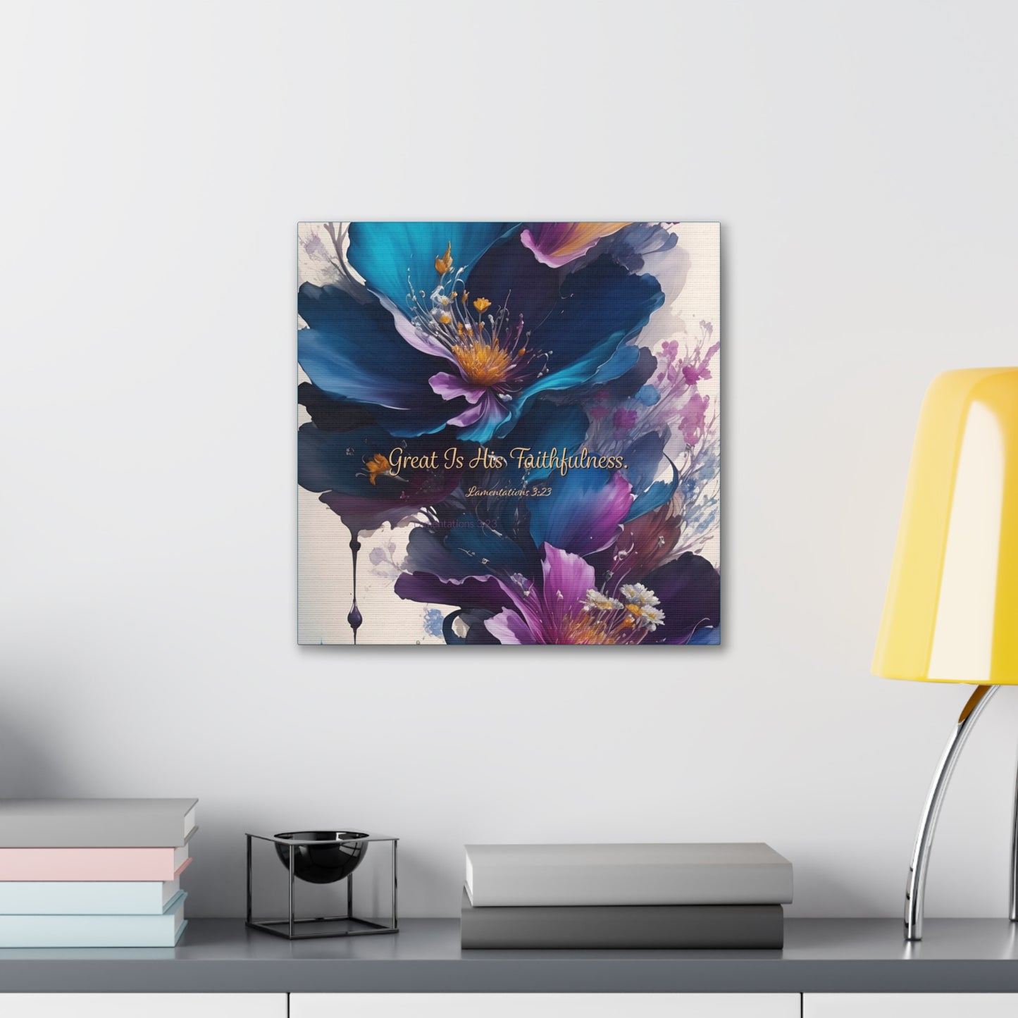Canvas Gallery Wraps - A Floral Celebration of God's Faithfulness