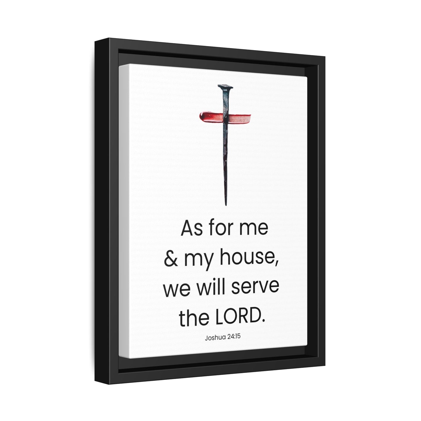 Canvas Wall Art - Bold Statement of Faith