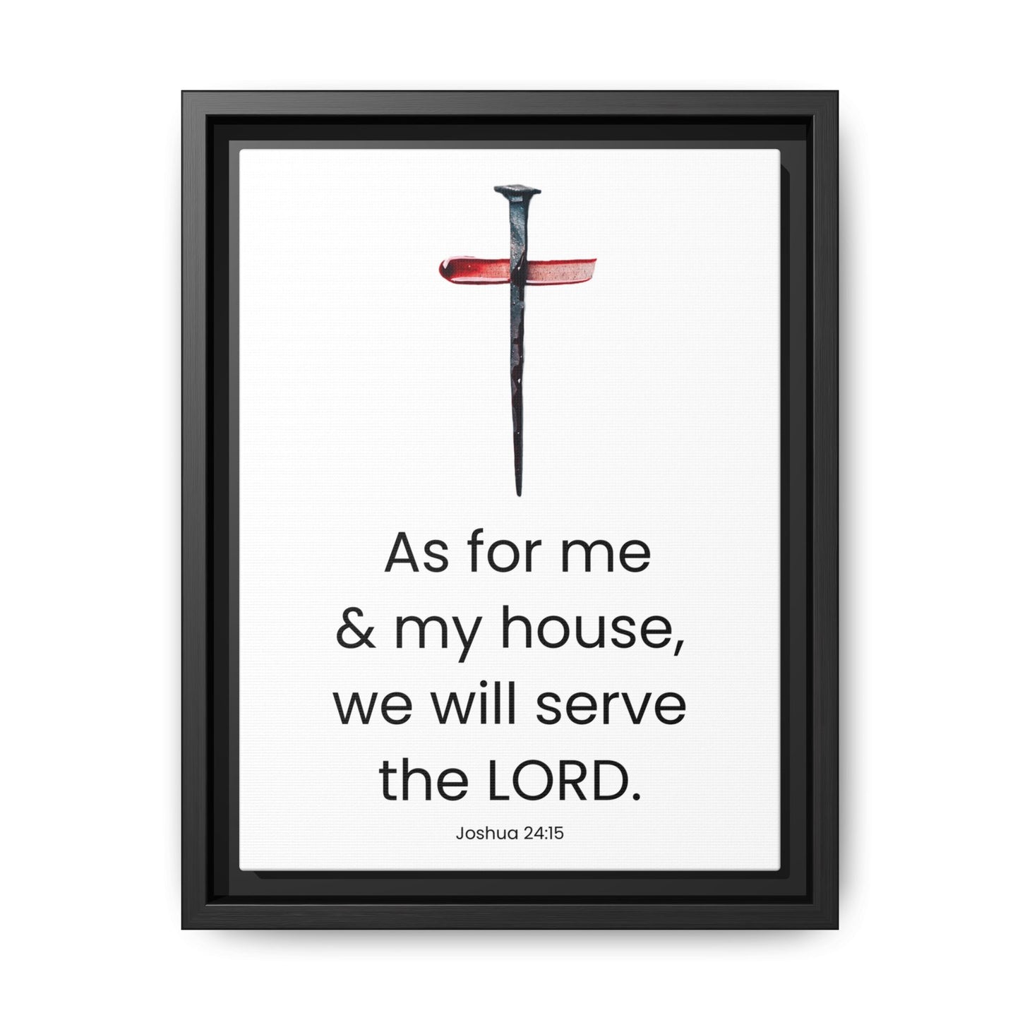 Canvas Wall Art - Bold Statement of Faith