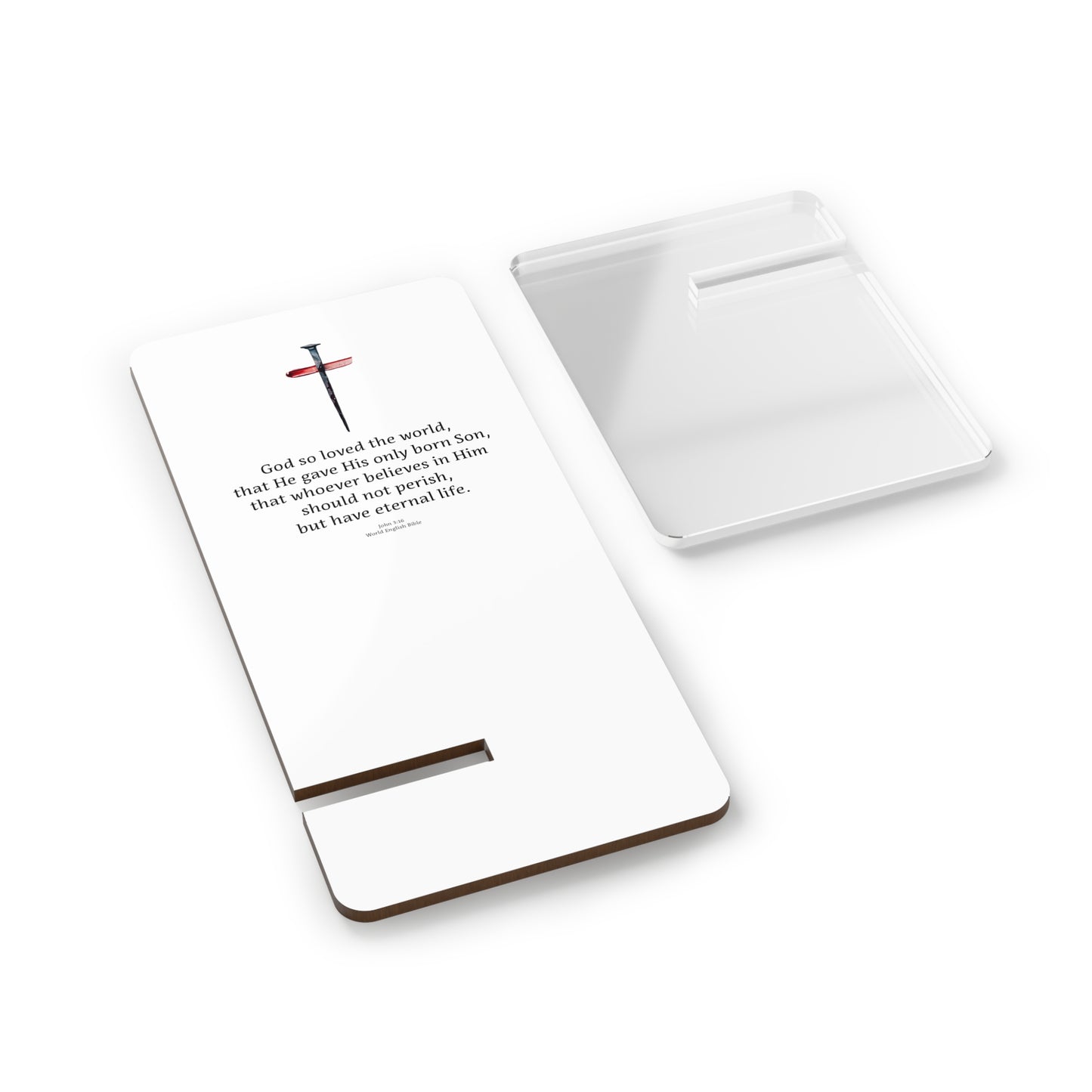 Mobile Display Stand for Smartphones - John 3:16