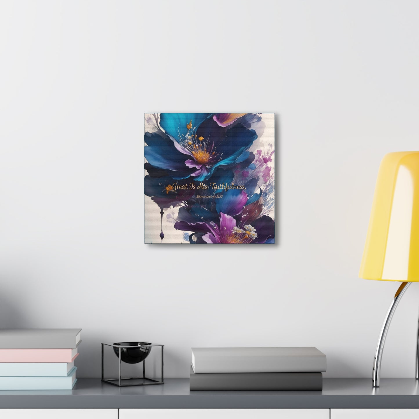 Canvas Gallery Wraps - A Floral Celebration of God's Faithfulness