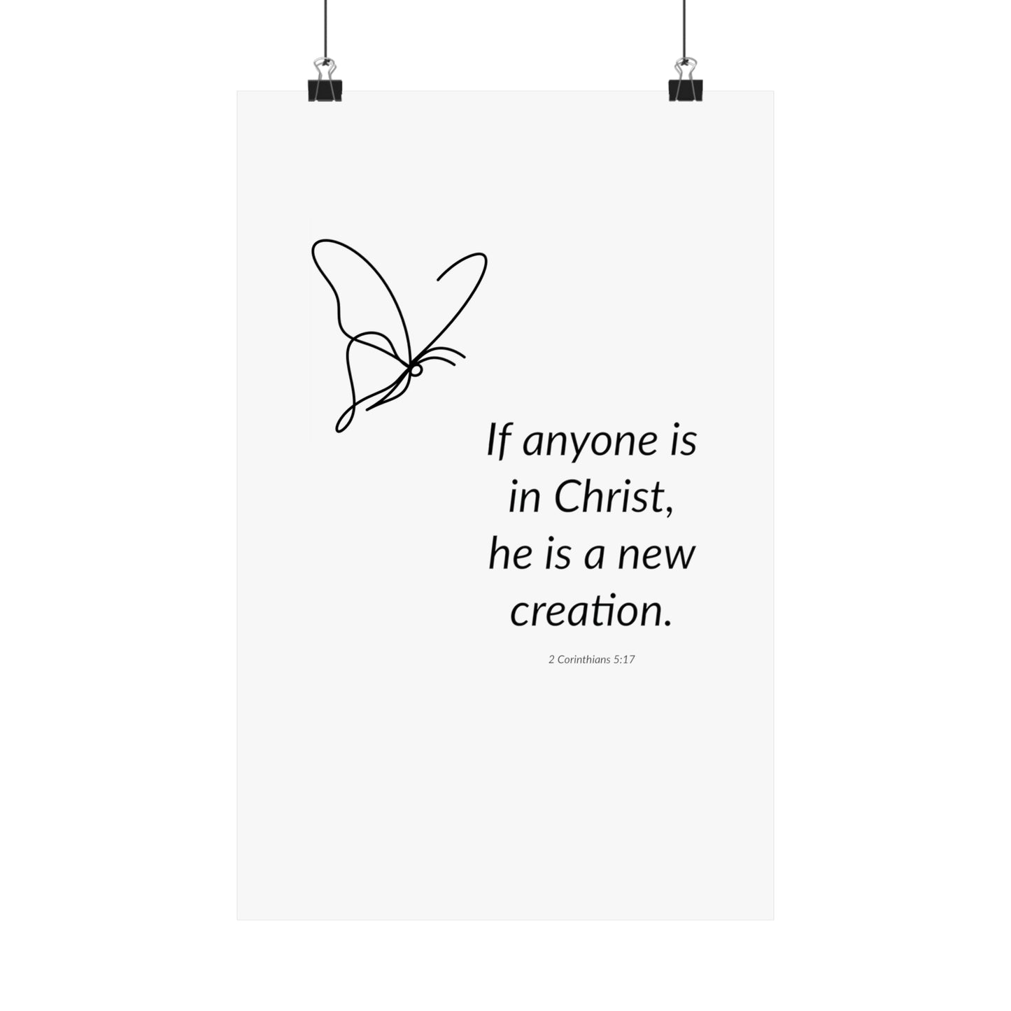 Matte Vertical Posters -New Creation