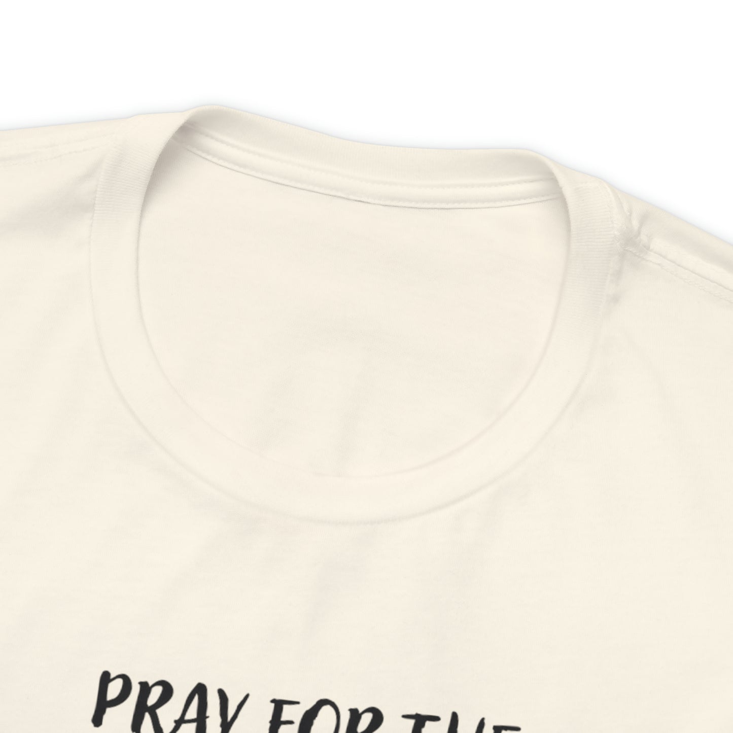 Unisex Jersey Short Sleeve Tee - Pray for the Peace of Jerusalem