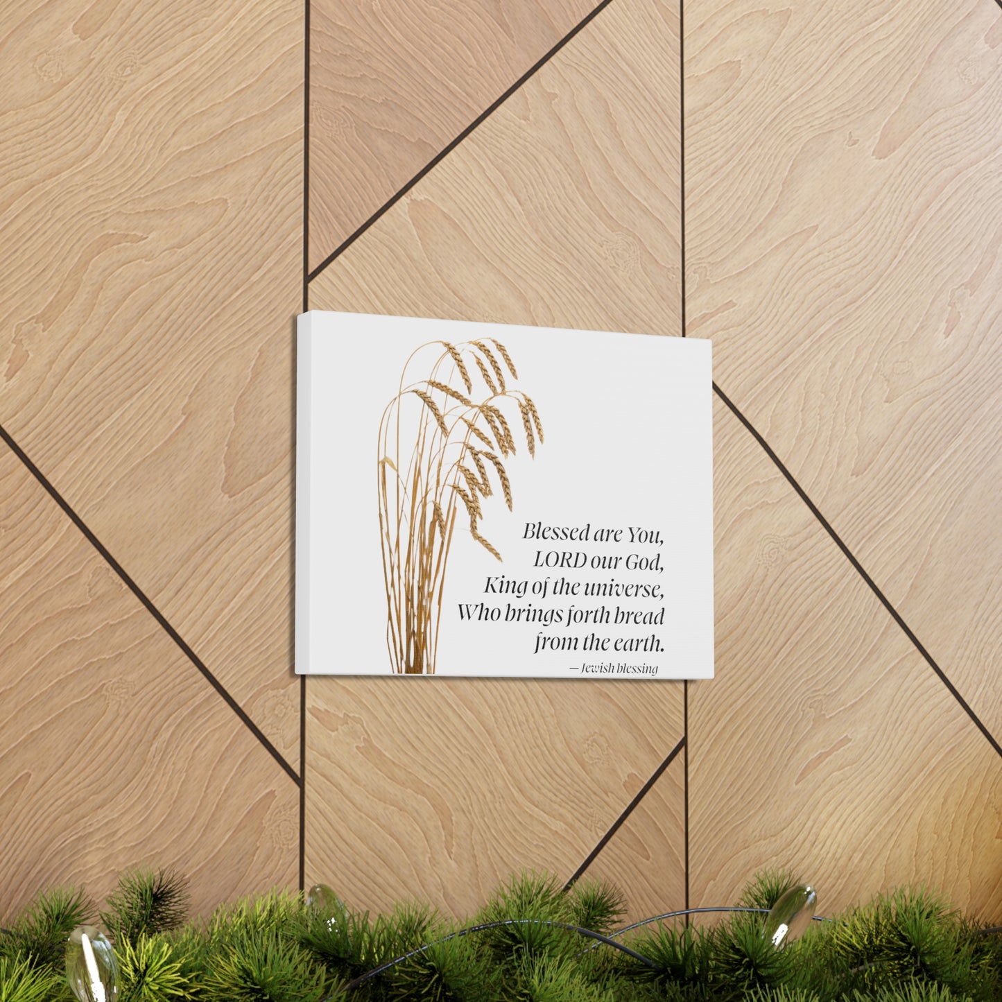 Canvas Gallery Wraps - Blessed Are You, LORD our God, King of the Universe