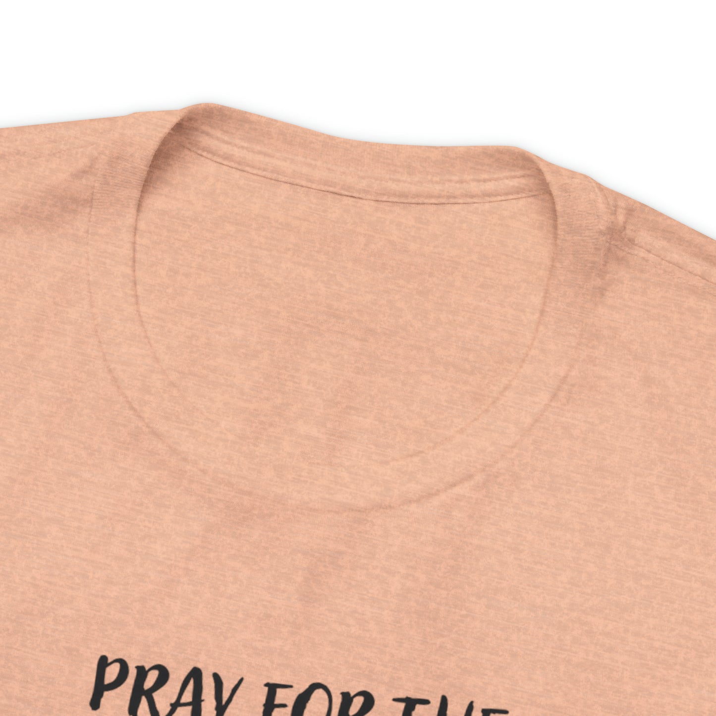 Unisex Jersey Short Sleeve Tee - Pray for the Peace of Jerusalem