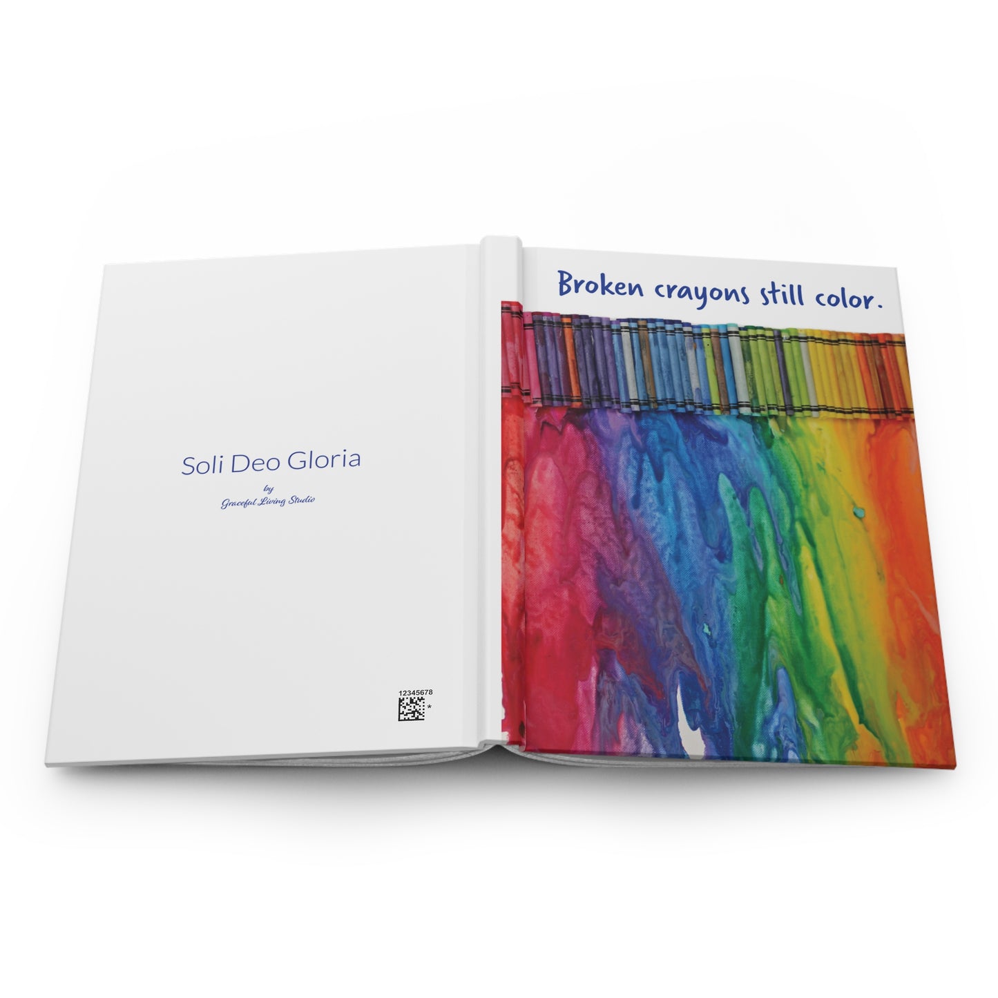 Hardcover Journal - Broken Crayons Still Color