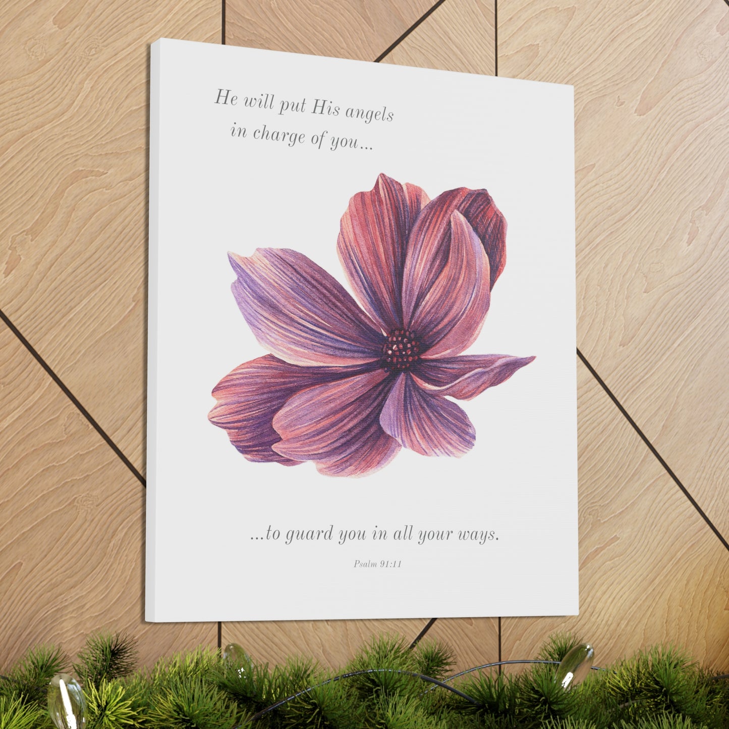 Canvas Gallery Wraps - He Will Put His Angels in Charge of You
