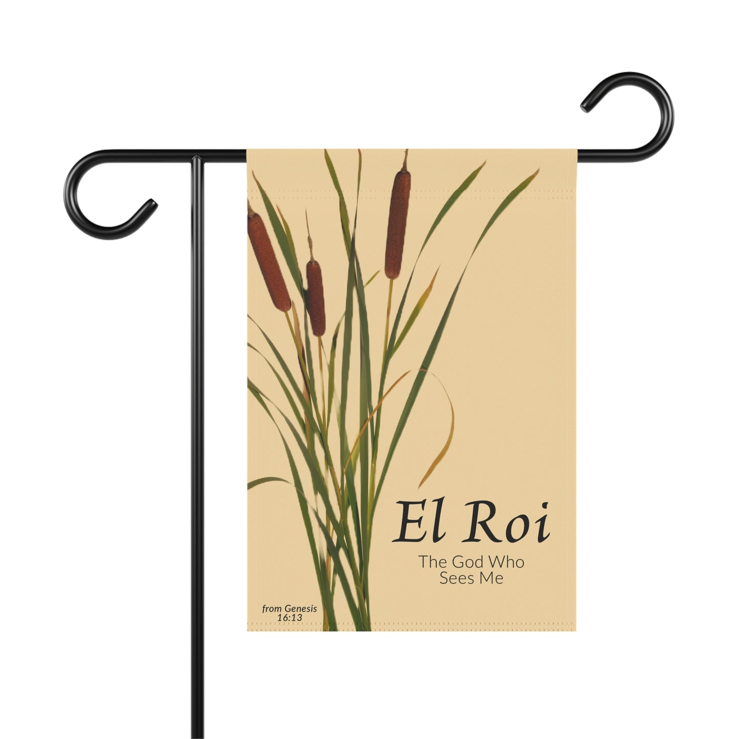 Garden & House Banner - The God Who Sees Me