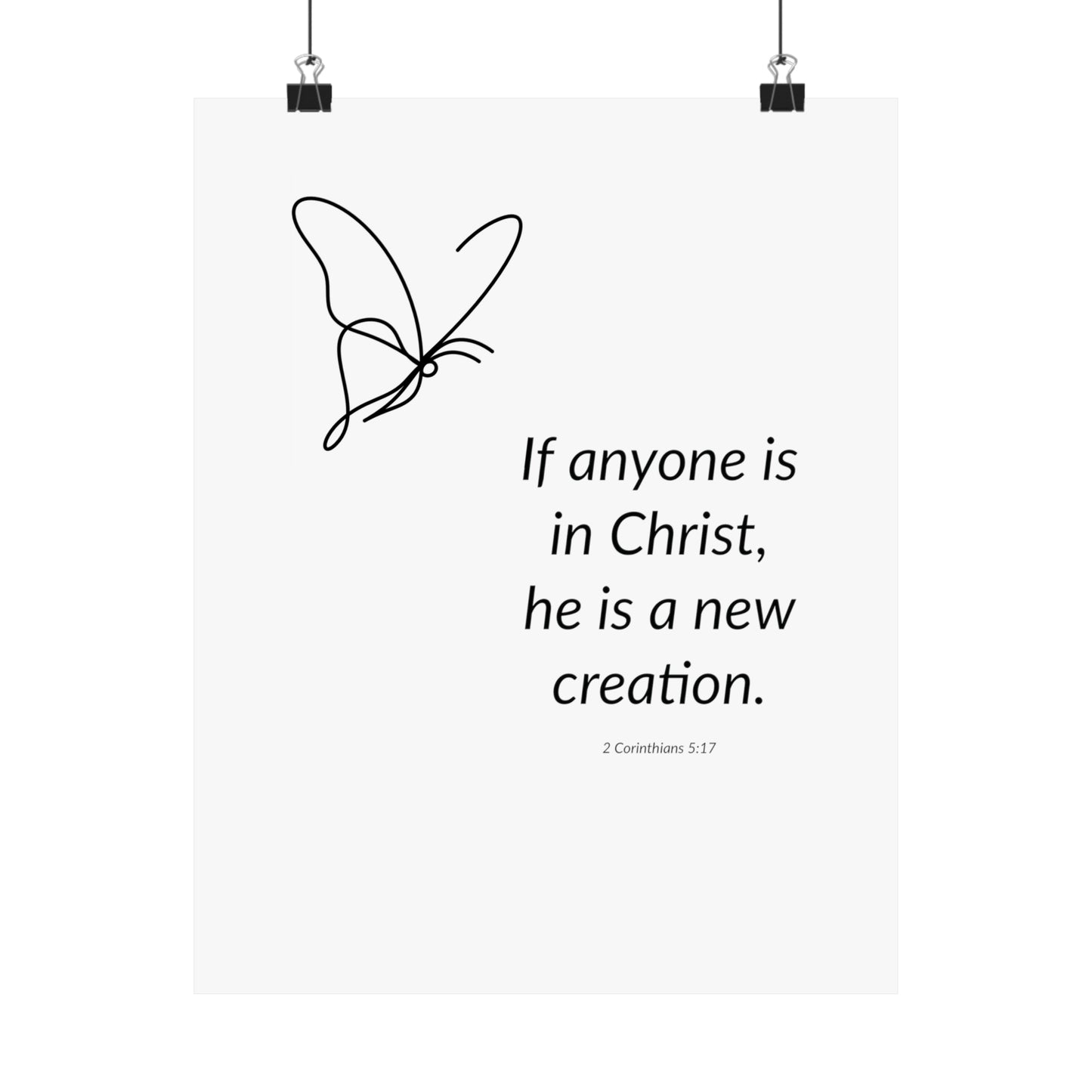 Matte Vertical Posters -New Creation