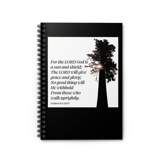 Spiral Notebook - Ruled Line - Sun & Shield