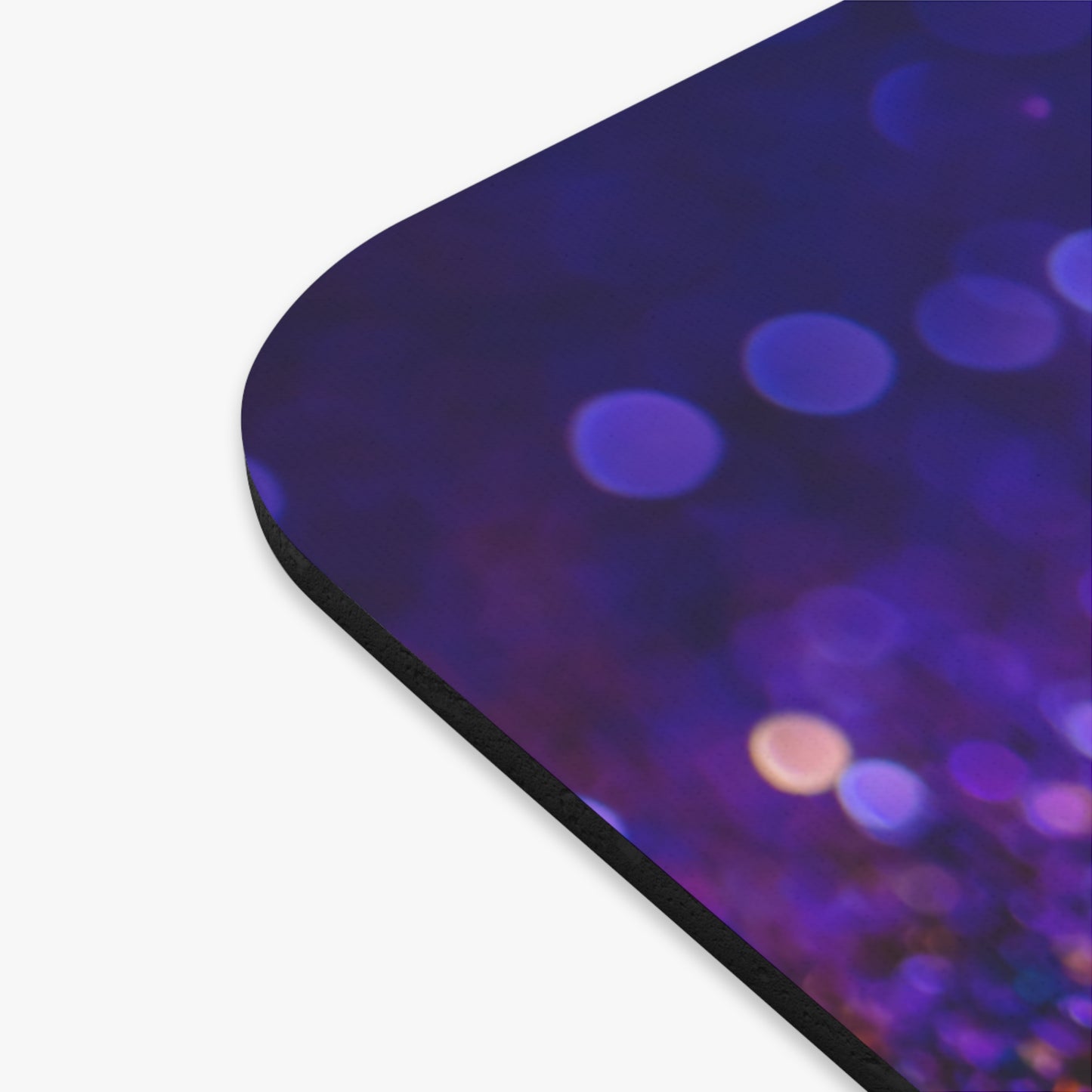 Mouse Pad (Rectangle) - Grace, Grit, & Gratitude - purple sparkle