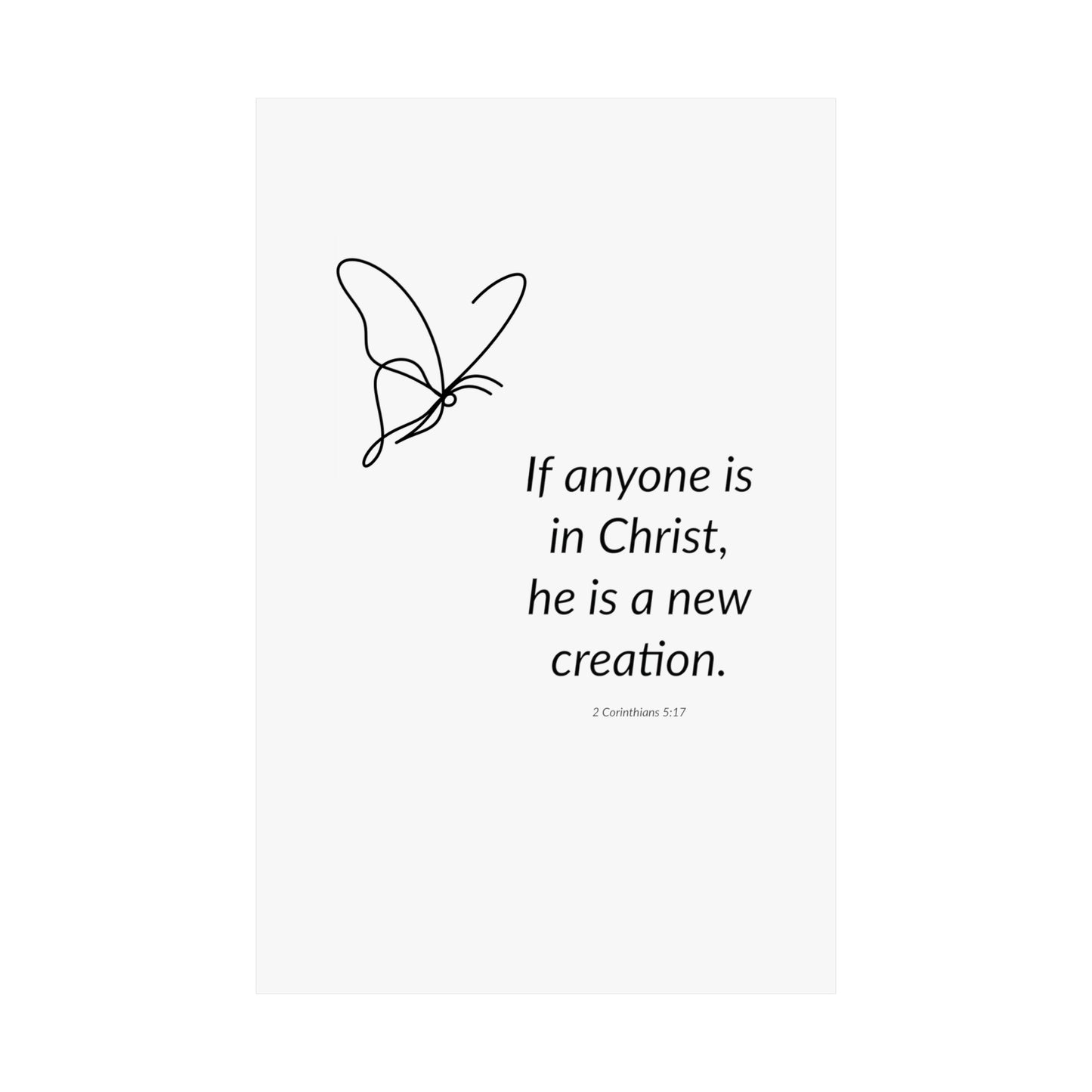 Matte Vertical Posters -New Creation