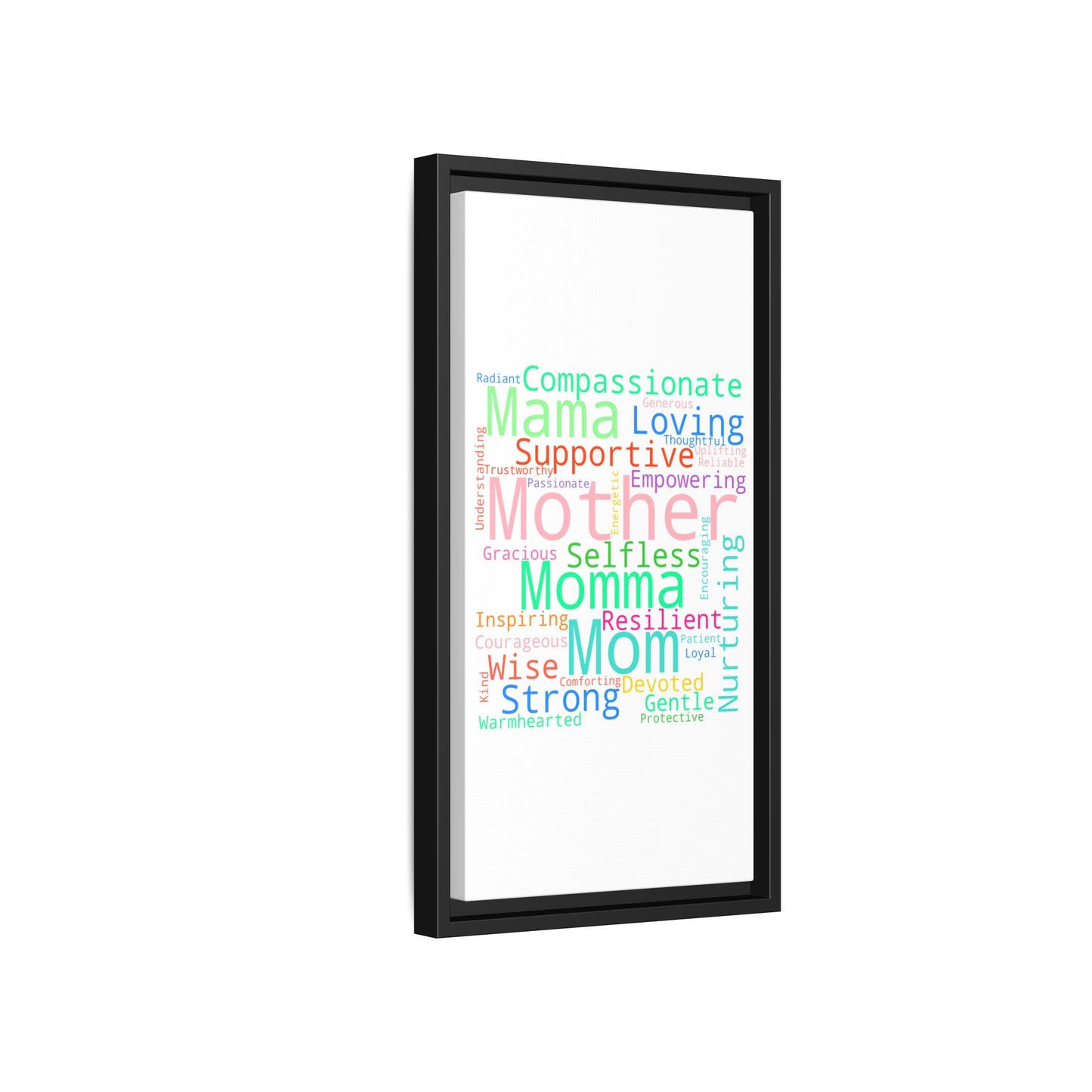 Matte Canvas, Framed (Multi-color)