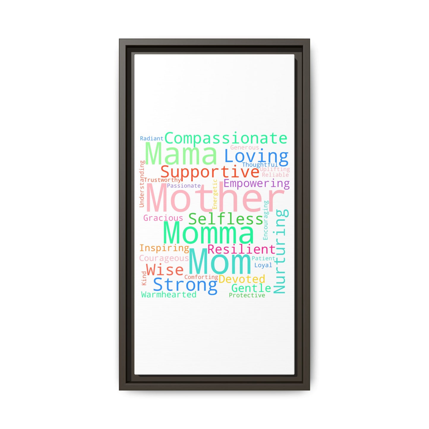 Matte Canvas, Framed (Multi-color)