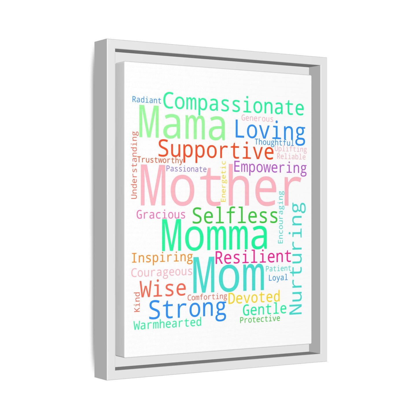 Matte Canvas, Framed (Multi-color)
