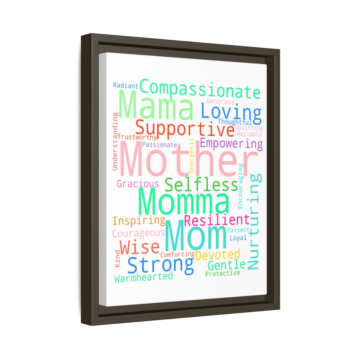 Matte Canvas, Framed (Multi-color)