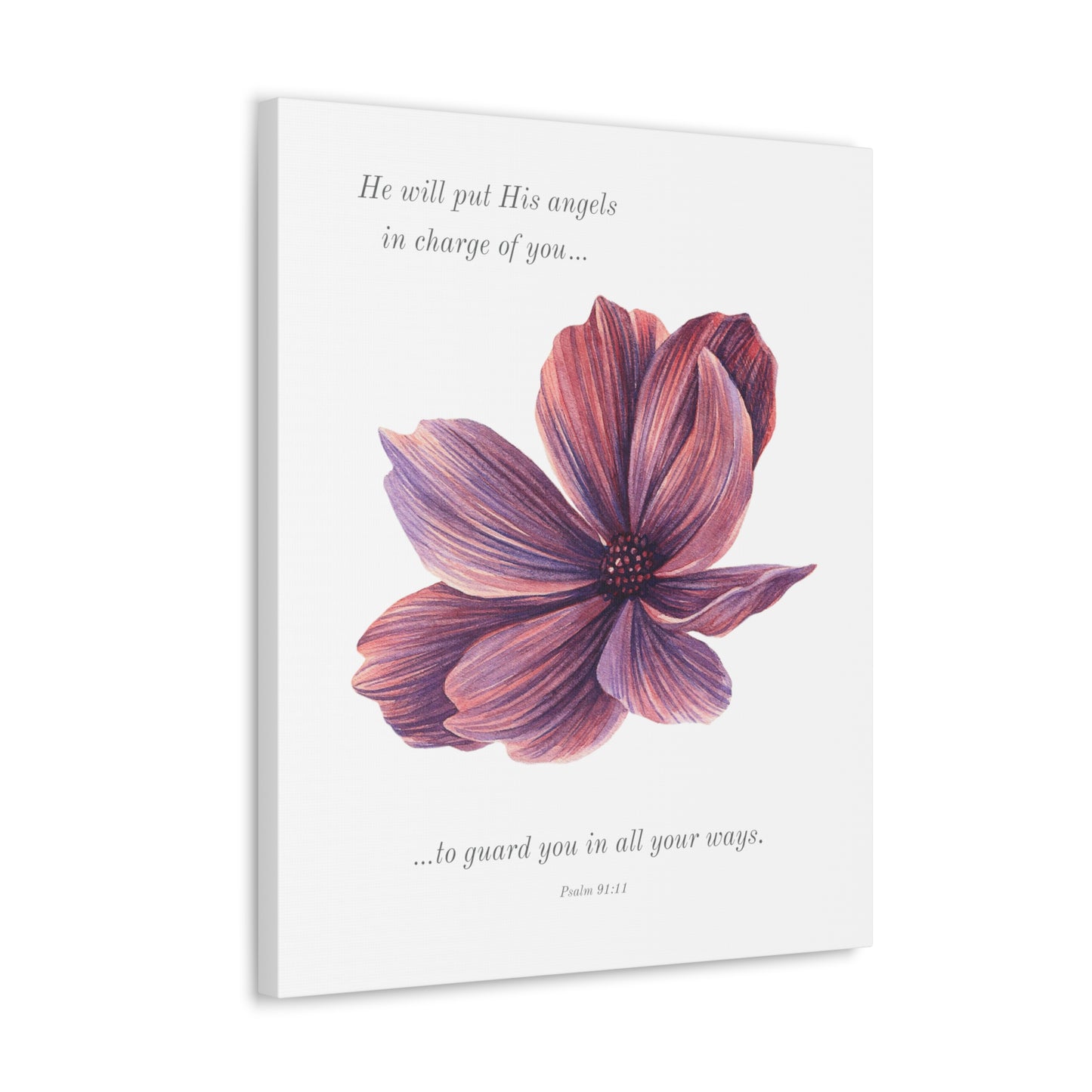 Canvas Gallery Wraps - He Will Put His Angels in Charge of You