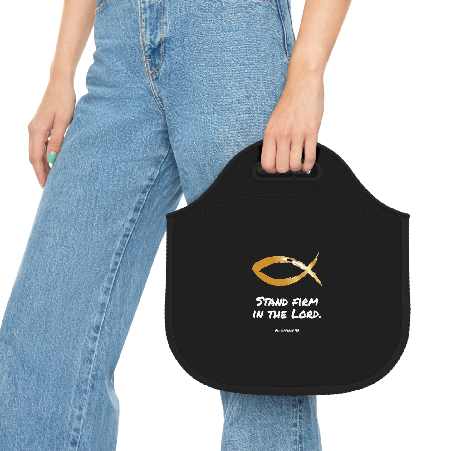 Neoprene Lunch Bag - Stand Firm in the Lord