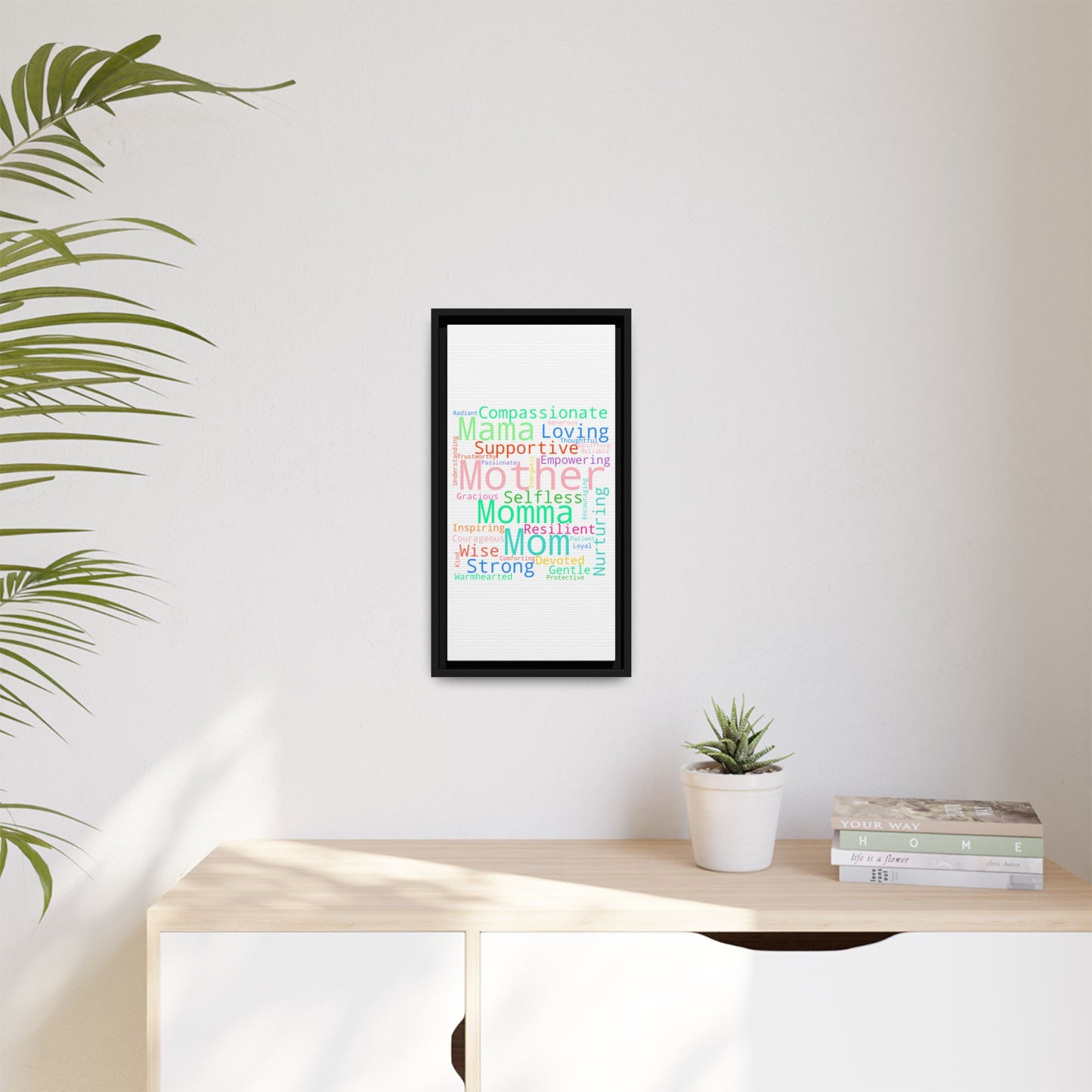 Matte Canvas, Framed (Multi-color)