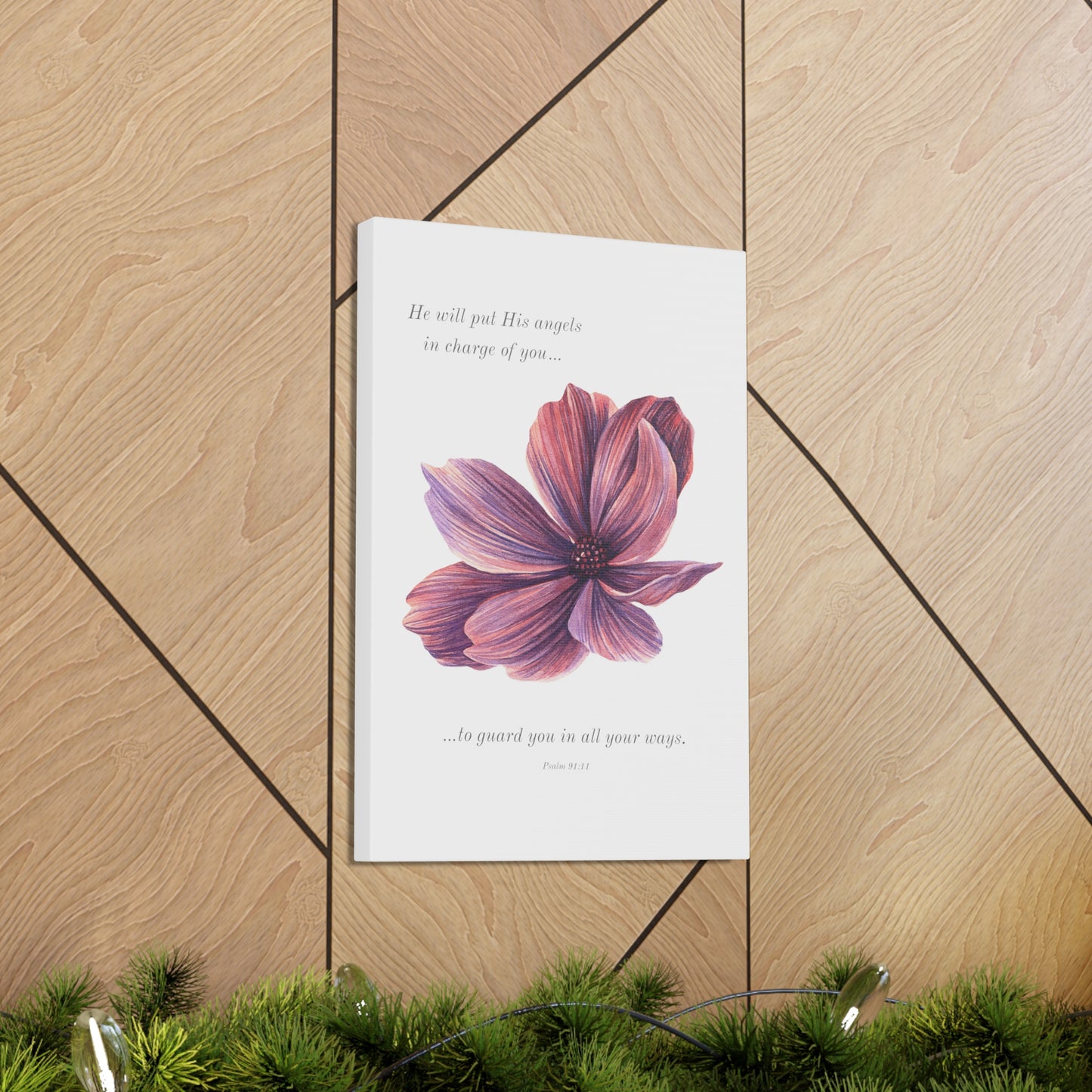 Canvas Gallery Wraps - He Will Put His Angels in Charge of You