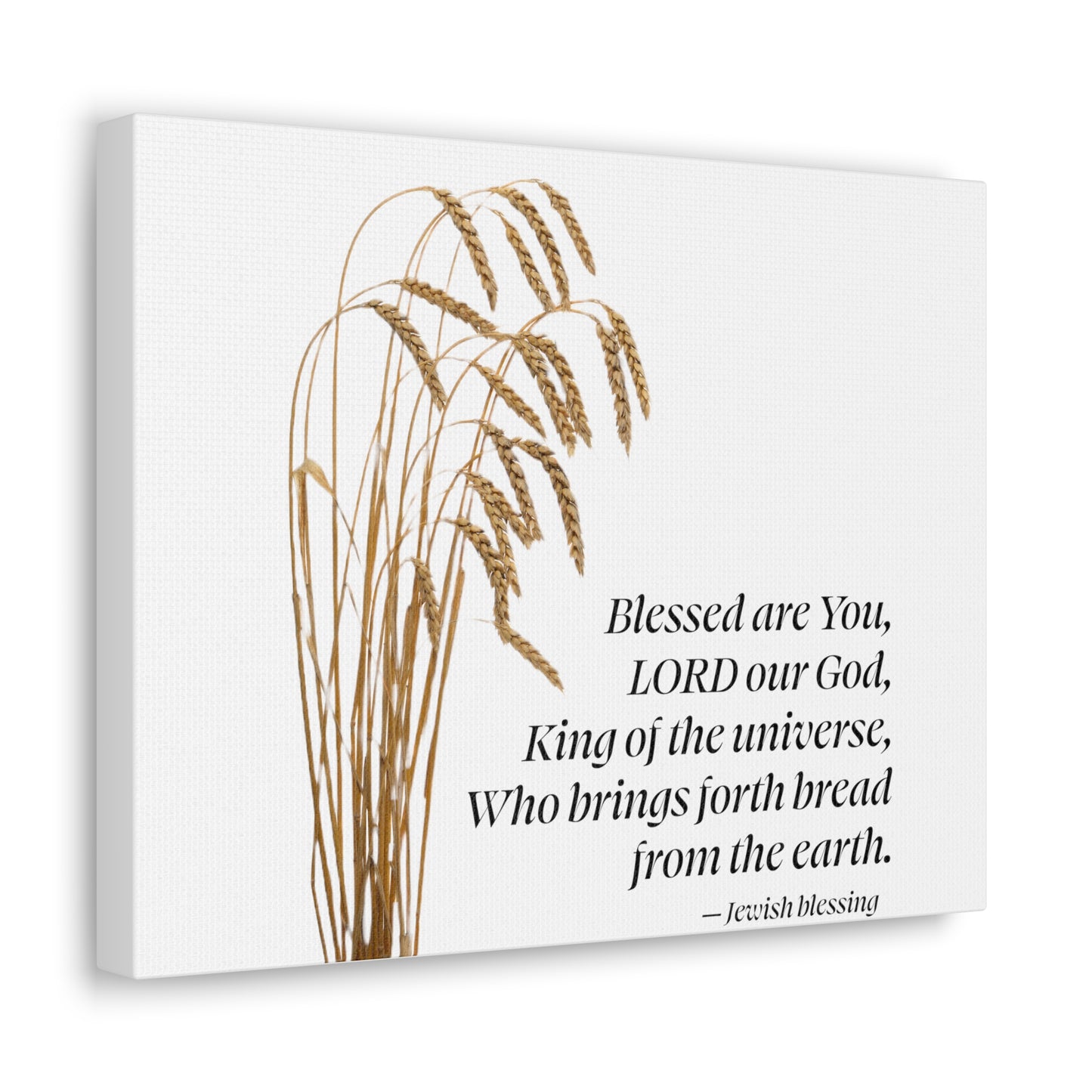 Canvas Gallery Wraps - Blessed Are You, LORD our God, King of the Universe