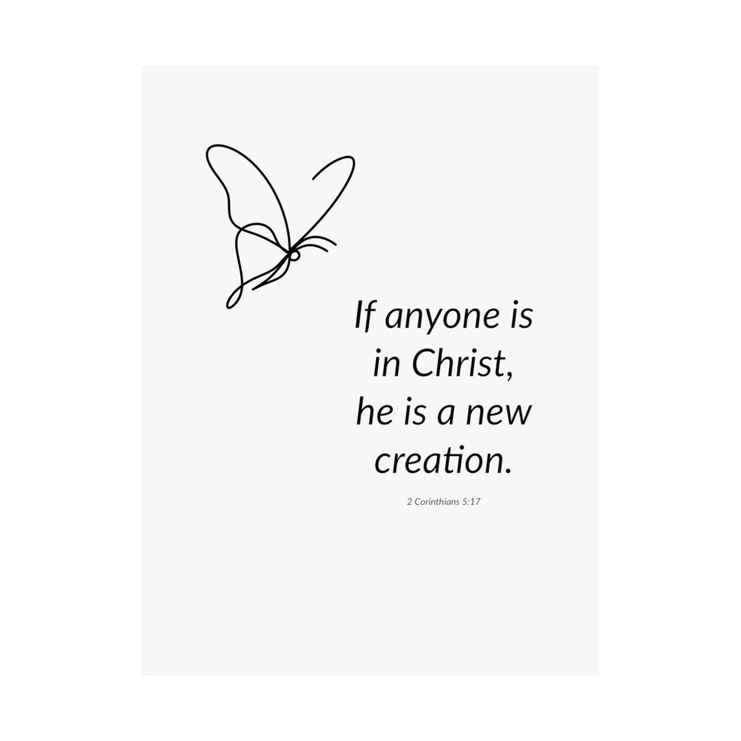 Matte Vertical Posters -New Creation