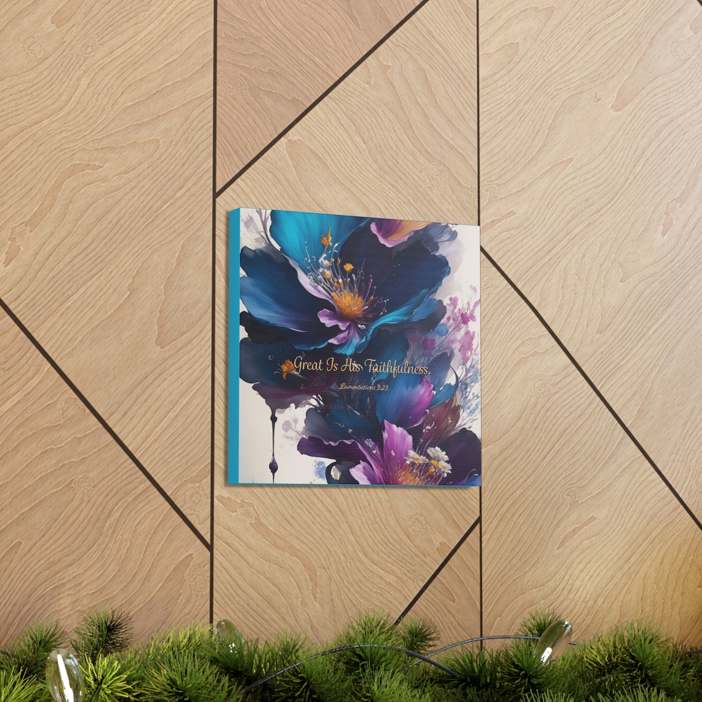 Canvas Gallery Wraps - A Floral Celebration of God's Faithfulness