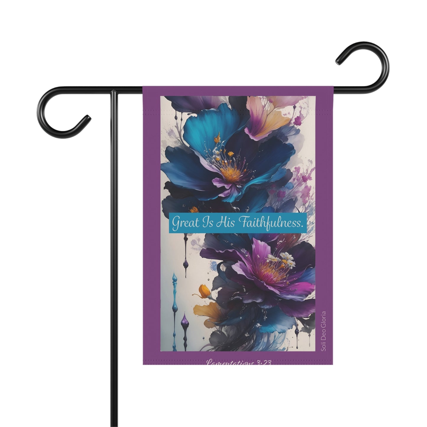Garden & House Banner - Great Is His Faithfulness