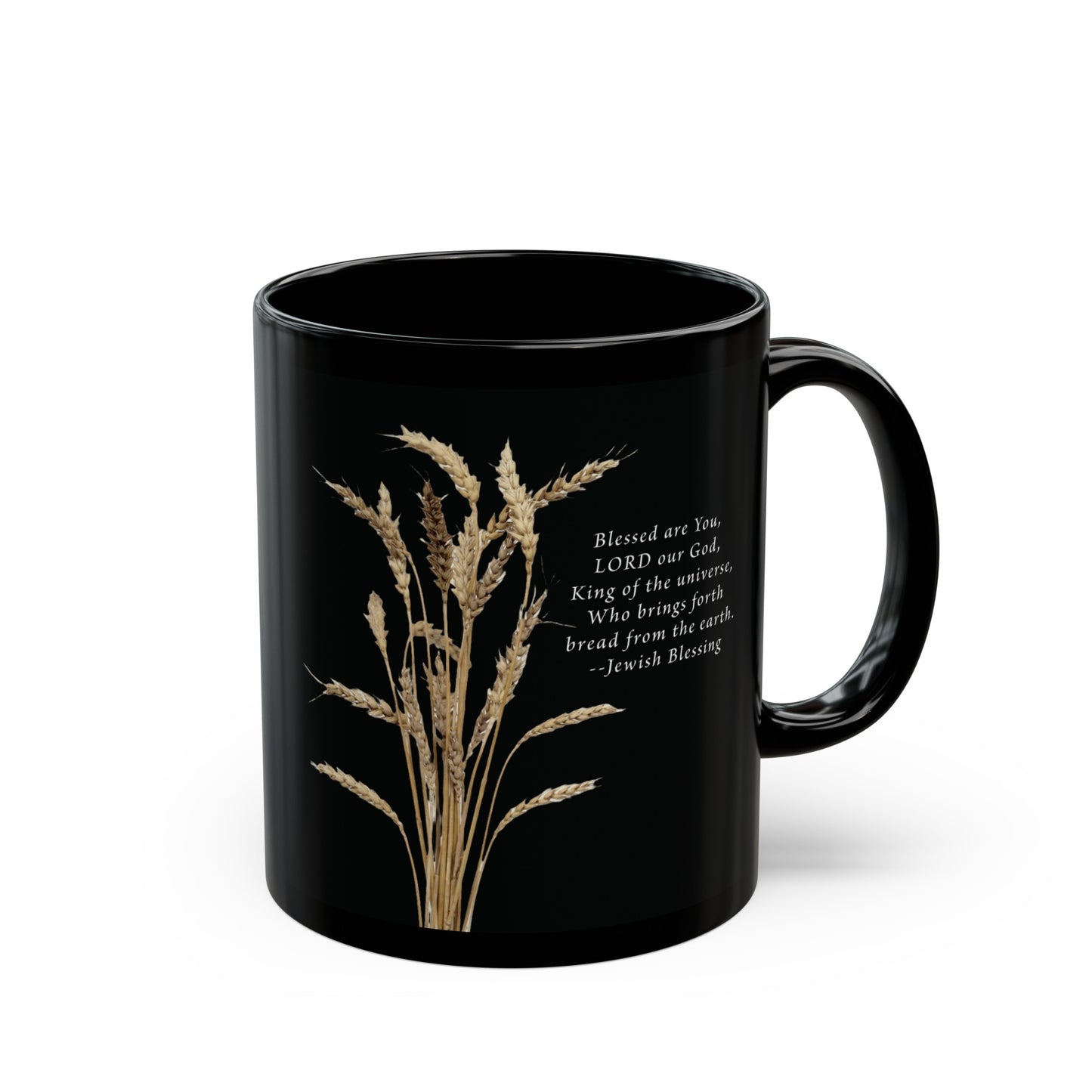 Black Mug (11oz, 15oz) - Jewish Blessing