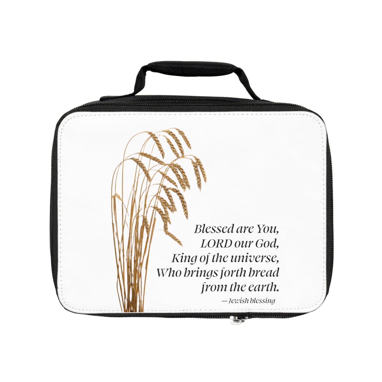 Lunch Bag with Blessing - Blessed Are You, LORD our God, King of the Universe