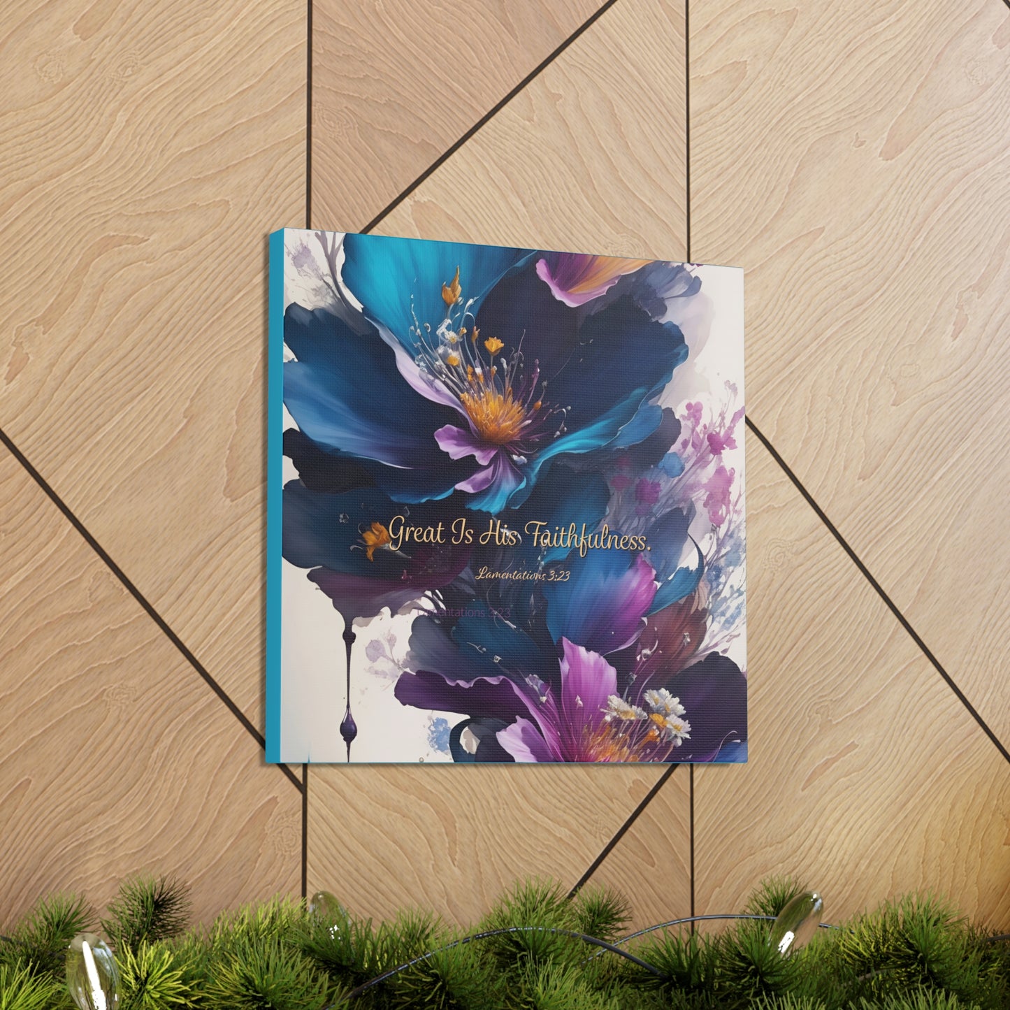 Canvas Gallery Wraps - A Floral Celebration of God's Faithfulness
