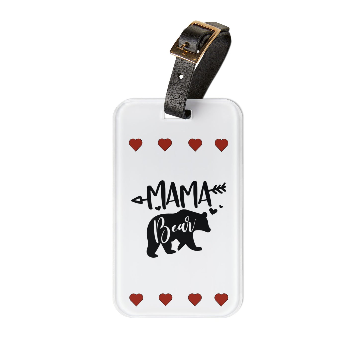 Mama Bear Luggage Tag - Travel Accessory for Moms - Perfect Gift for Mother’s Day and Adventurers