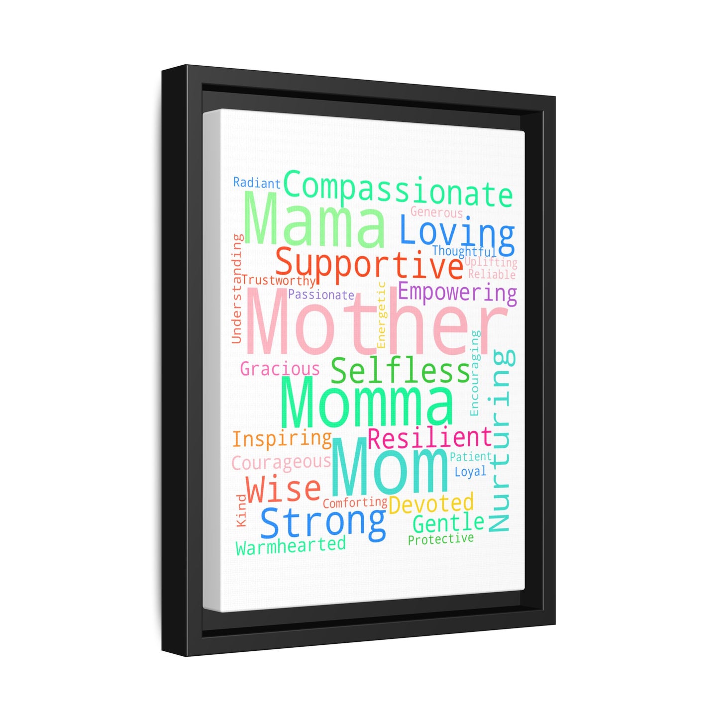 Matte Canvas, Framed (Multi-color)