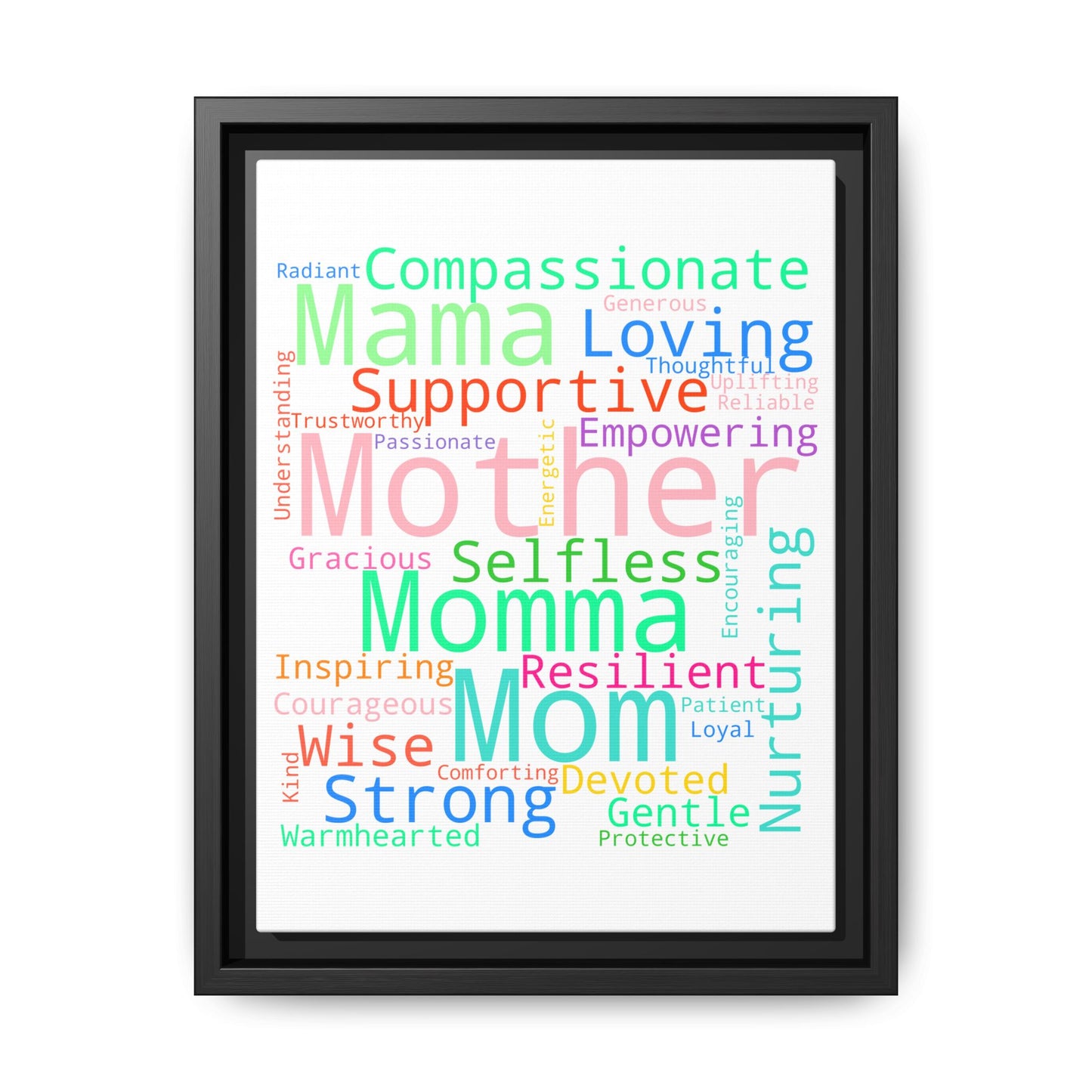 Matte Canvas, Framed (Multi-color)