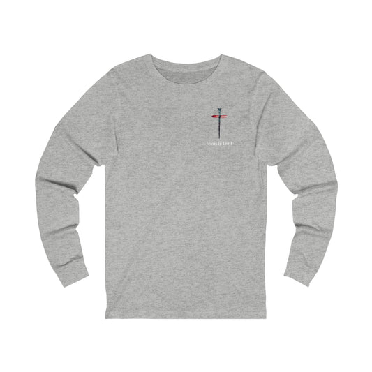 Unisex Jersey Long Sleeve Tee - Cross