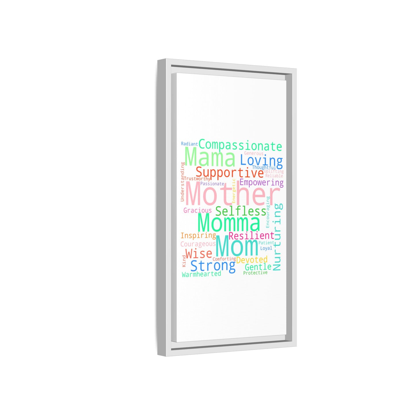 Matte Canvas, Framed (Multi-color)