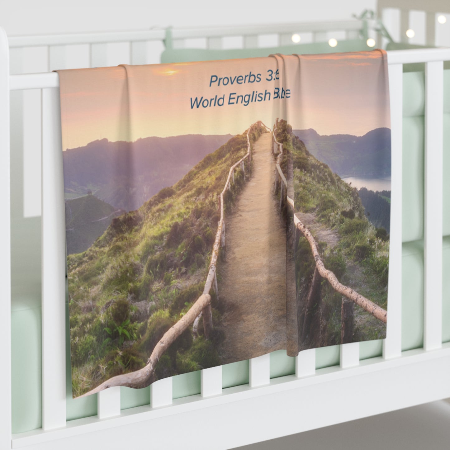 Baby Swaddle Blanket - Proverbs 3:6