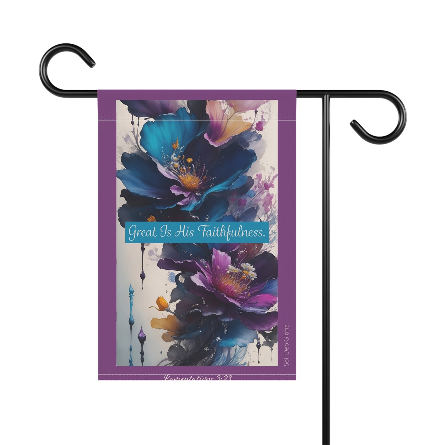 Garden & House Banner - Great Is His Faithfulness