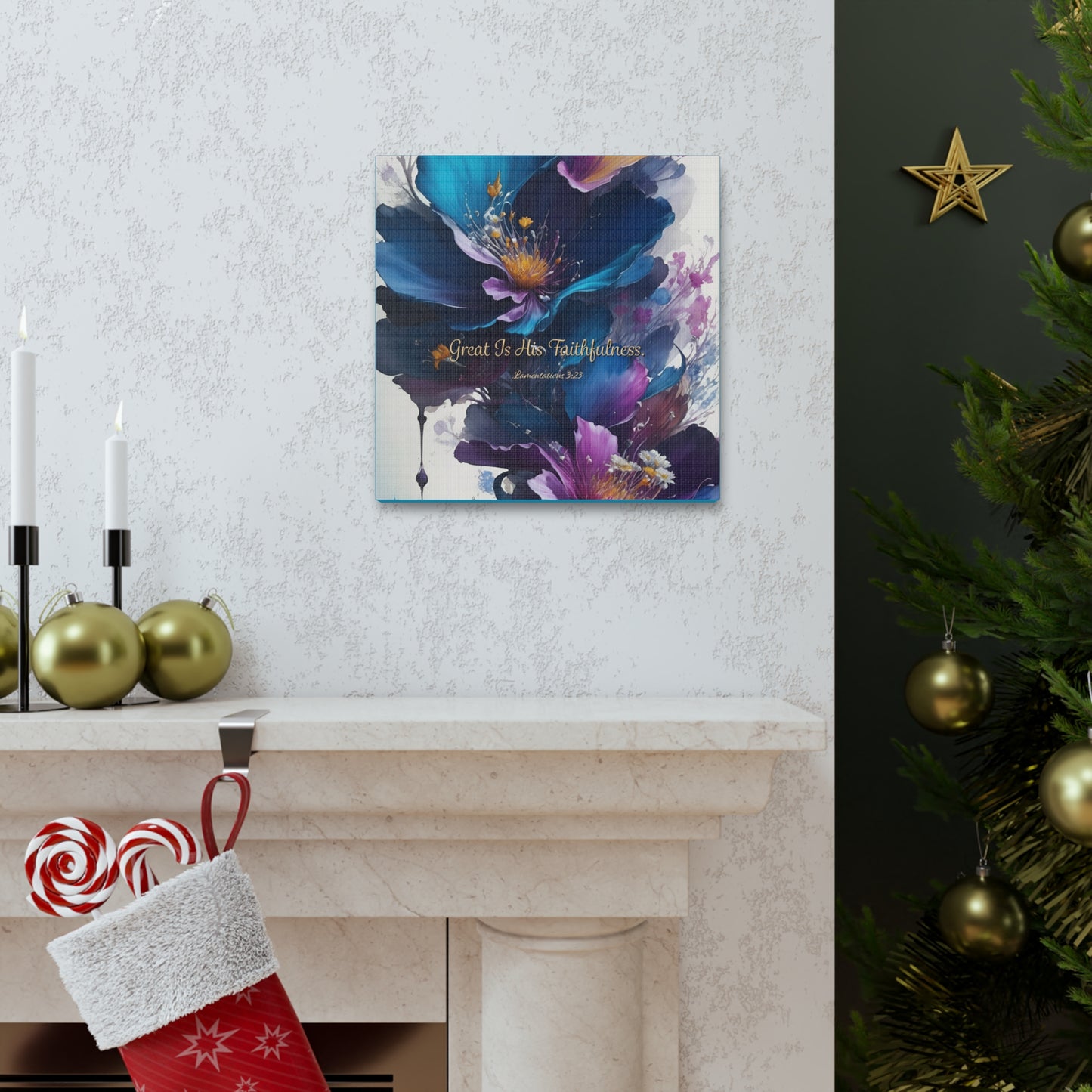 Canvas Gallery Wraps - A Floral Celebration of God's Faithfulness