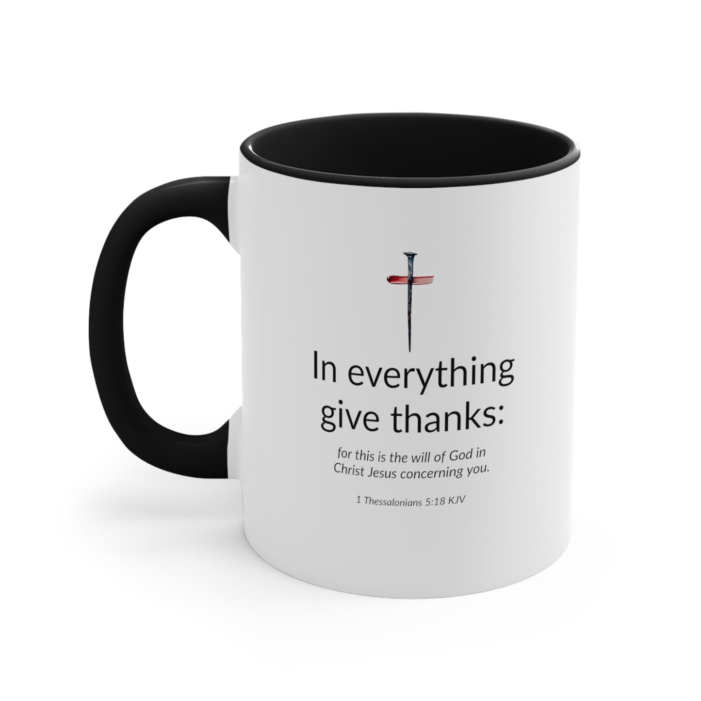 Accent Coffee Mug, 11oz - In Everything Give Thanks