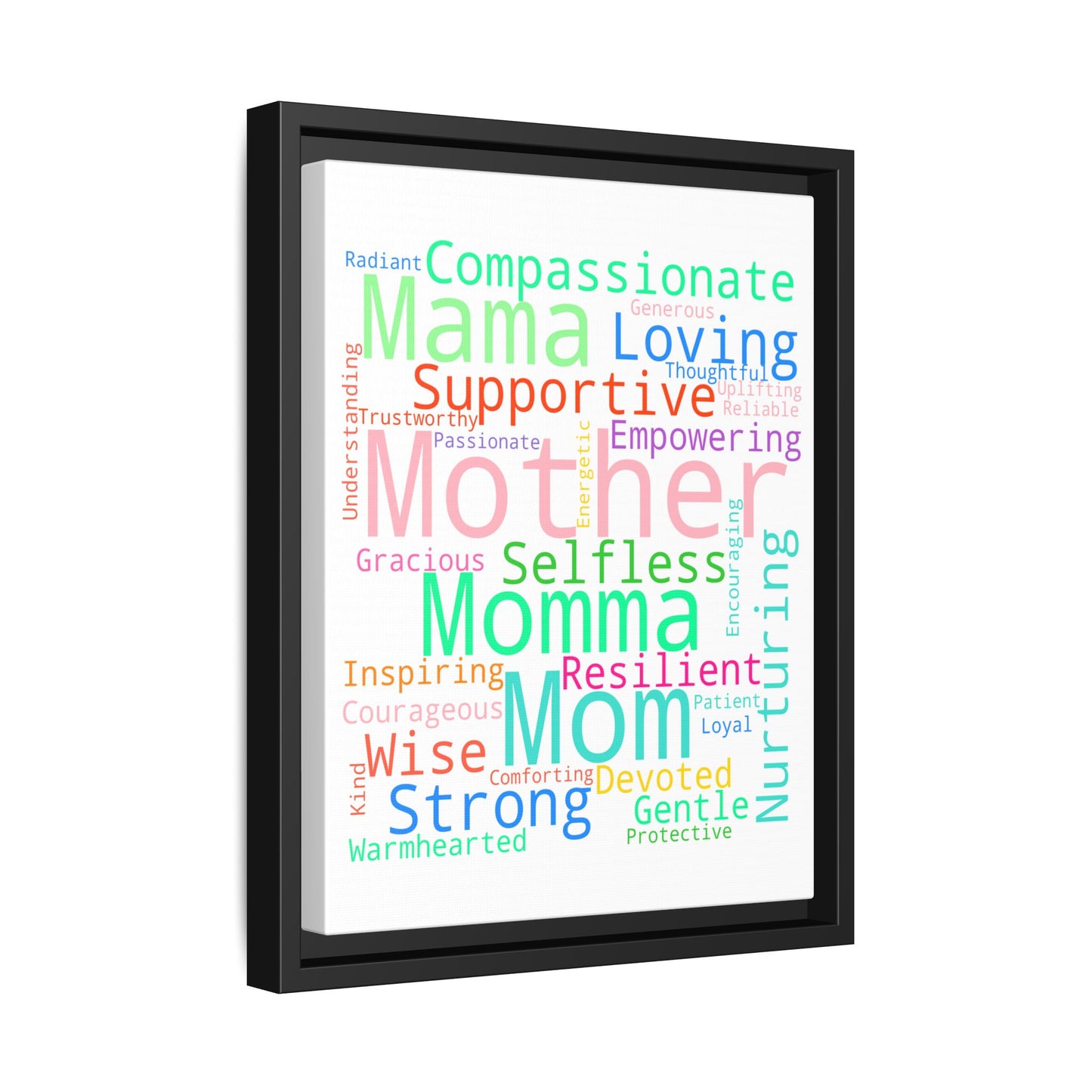 Matte Canvas, Framed (Multi-color)