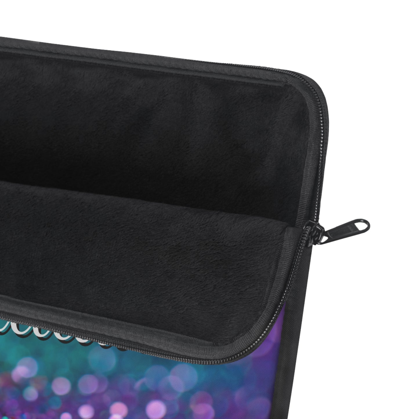Laptop Sleeve - Grace, Grit, & Gratitude - Purple Sparkles