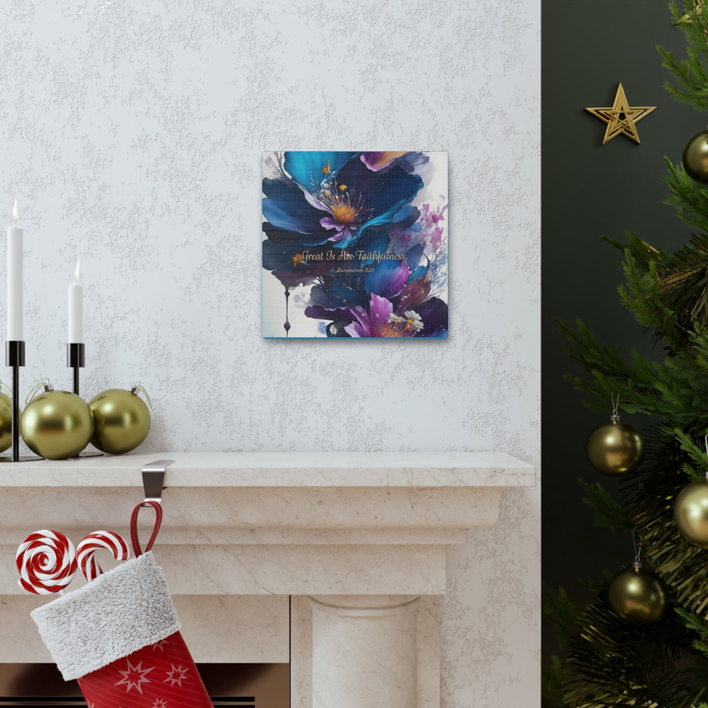 Canvas Gallery Wraps - A Floral Celebration of God's Faithfulness