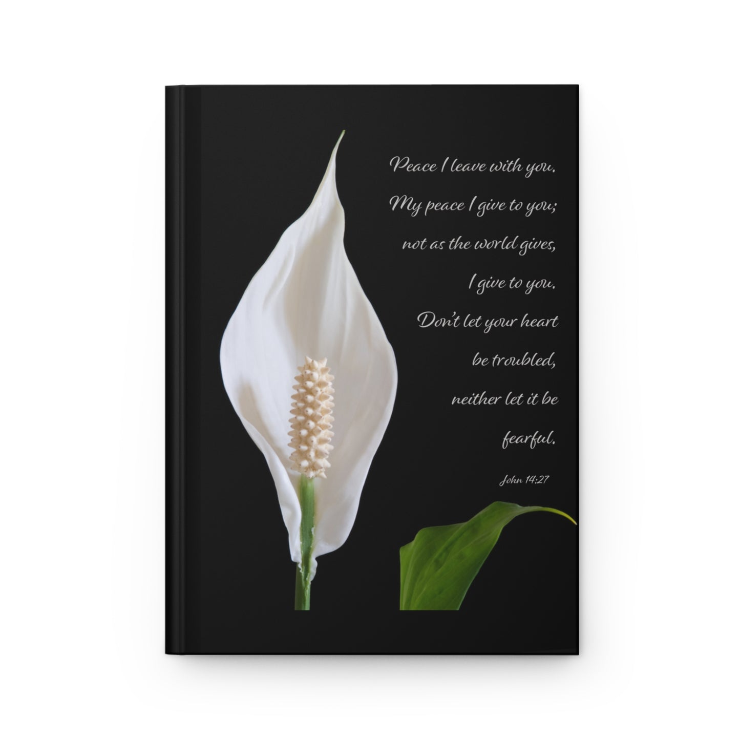 Hardcover Journal - Don't Let Your Heart Be Troubled