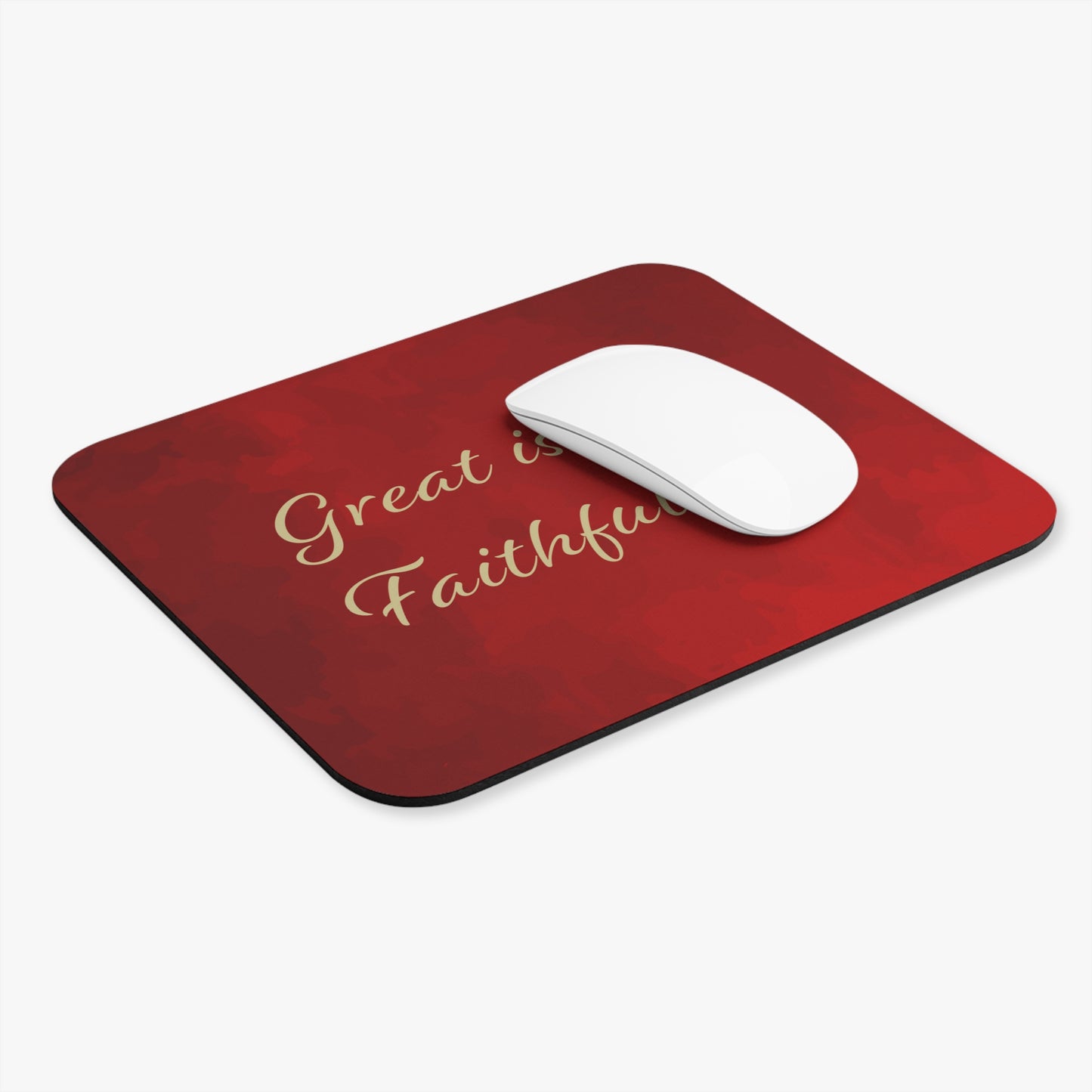 Mouse Pad (Rectangle) - Great is His Faithfulness